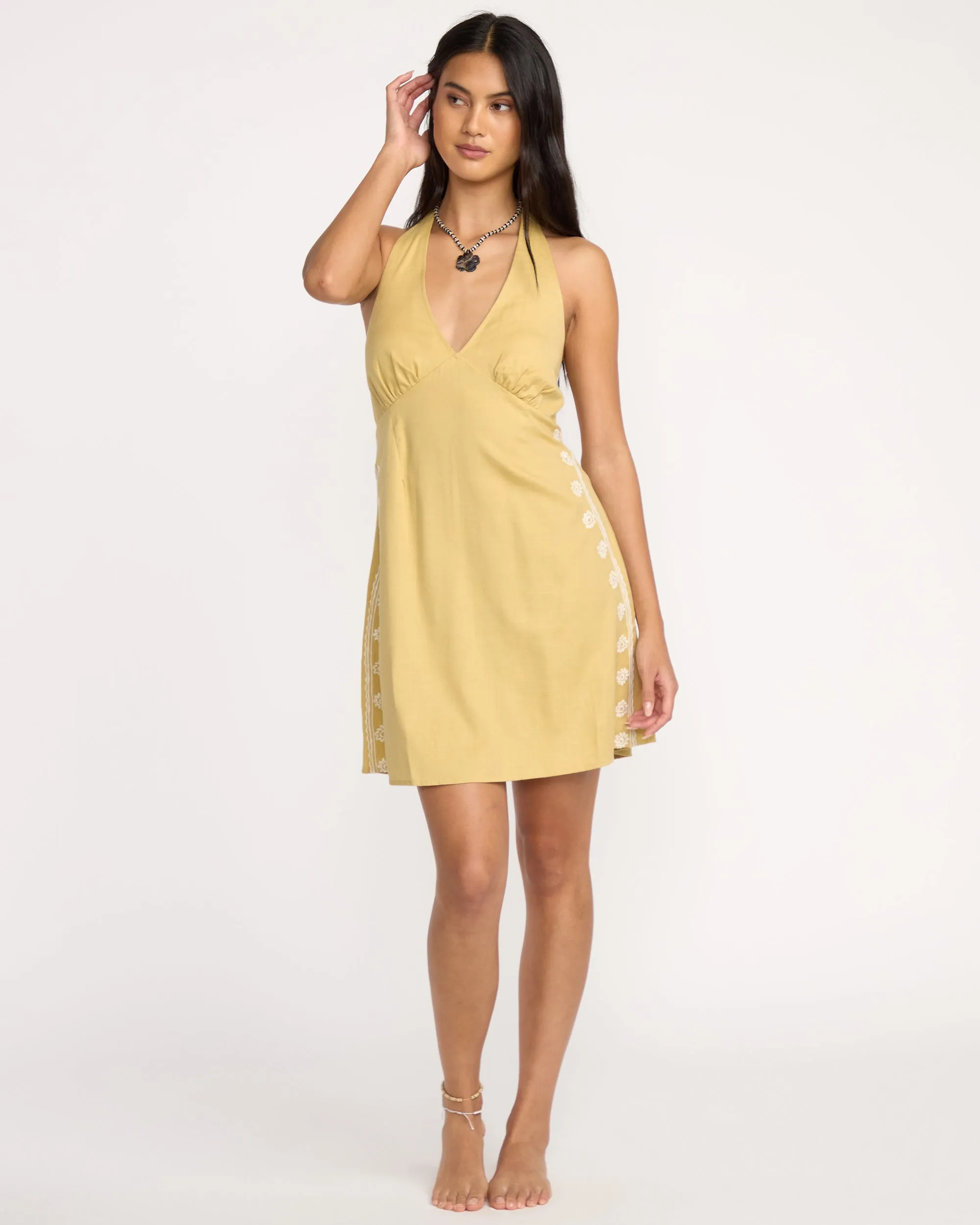 Sunny Sometimes Dress - Light Olive sold by Billabong product image thumbnail 4