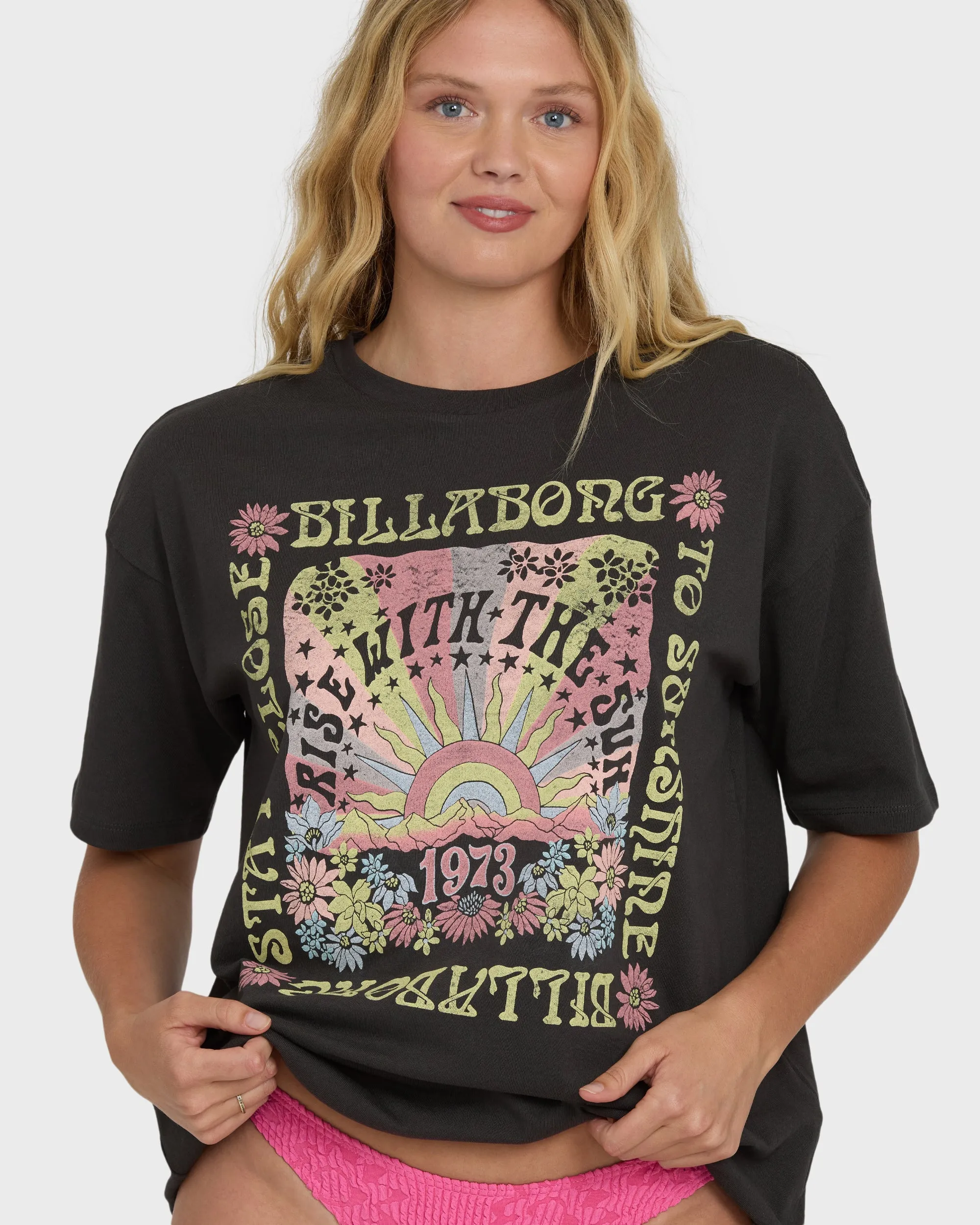 Groovy Sunrise Short Sleeve T-Shirt - Off Black sold by Billabong product image thumbnail 4
