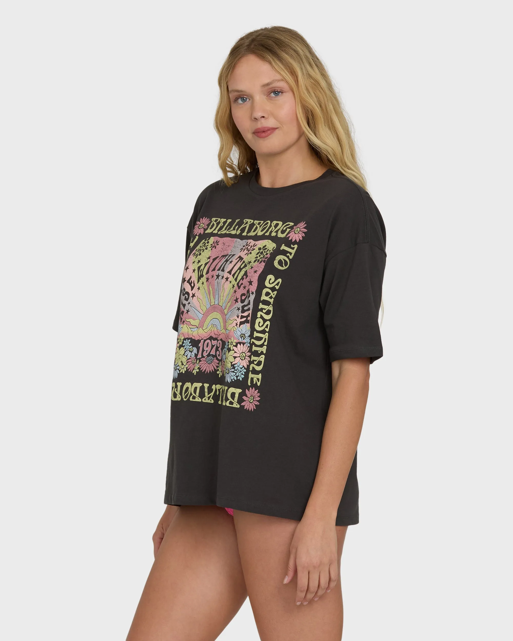 Groovy Sunrise Short Sleeve T-Shirt - Off Black sold by Billabong product image thumbnail 3