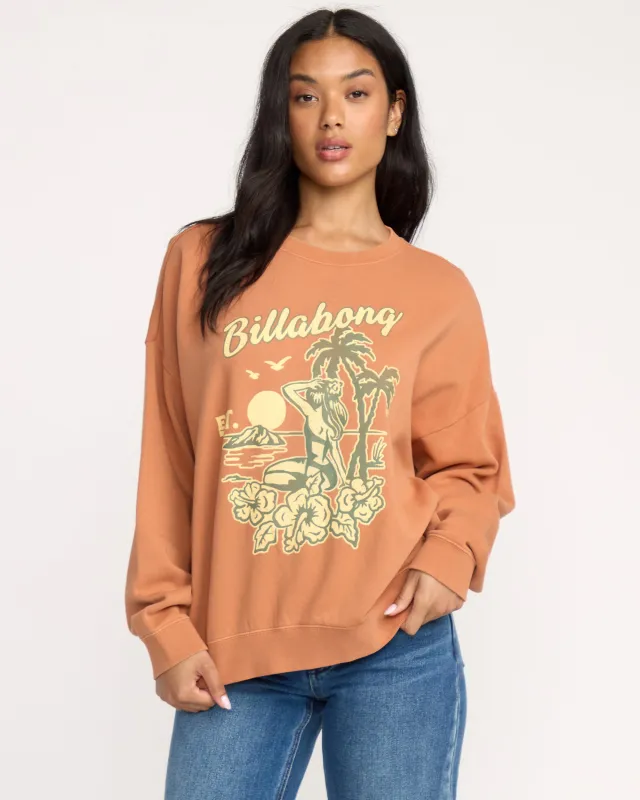 Echo Crewneck Sweatshirt - Sunburnt sold by Billabong