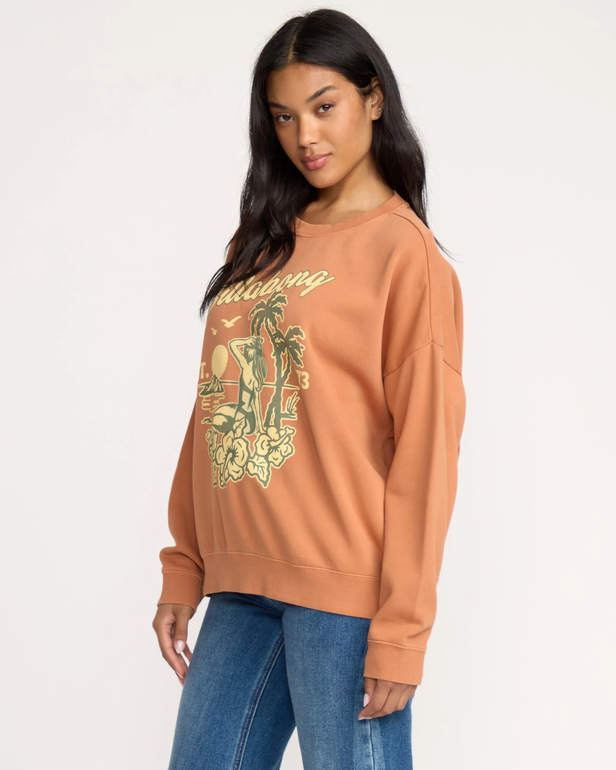 Echo Crewneck Sweatshirt - Sunburnt sold by Billabong product image thumbnail 3