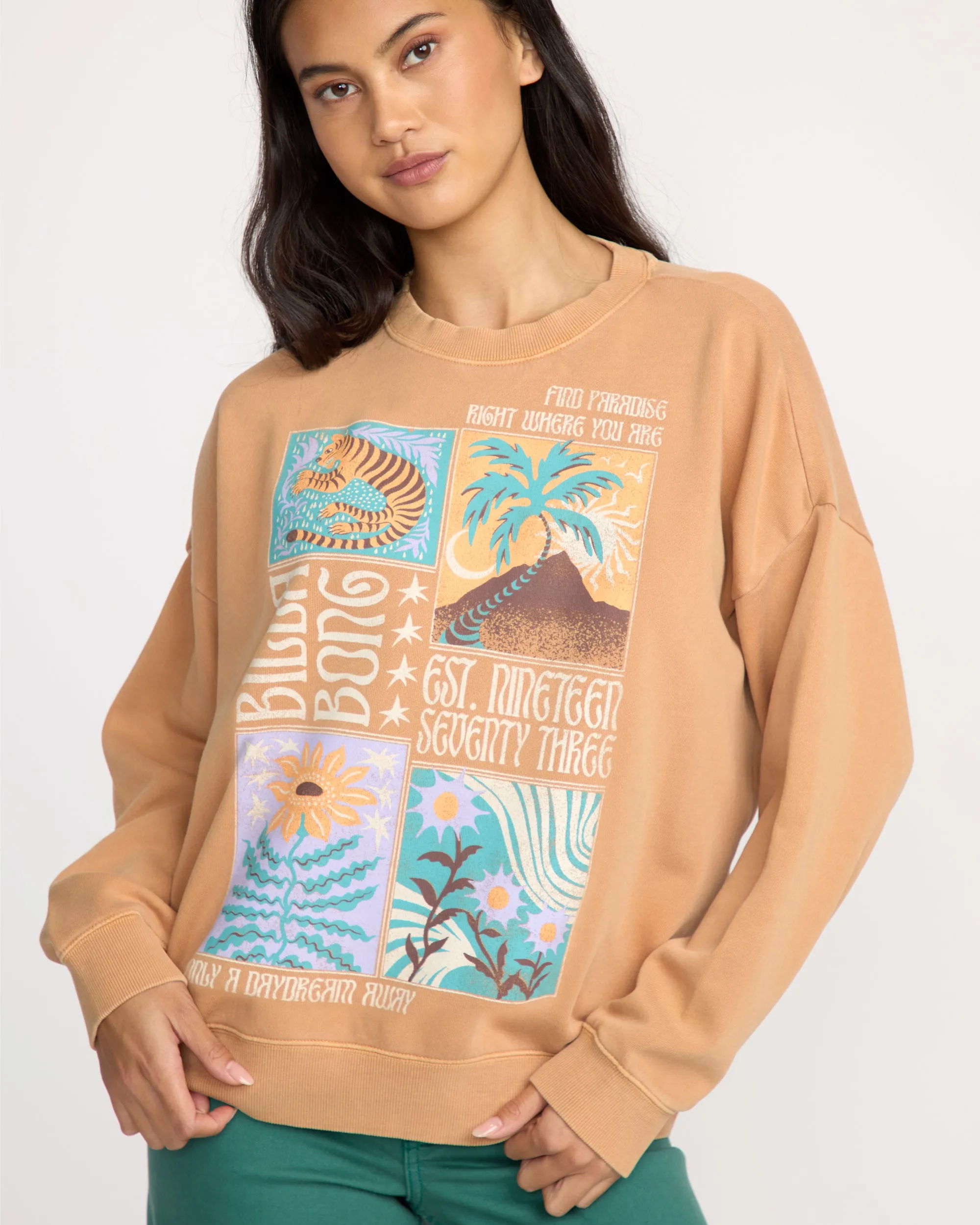 Echo Crewneck Sweatshirt - Dusty Trails sold by Billabong product image thumbnail 5