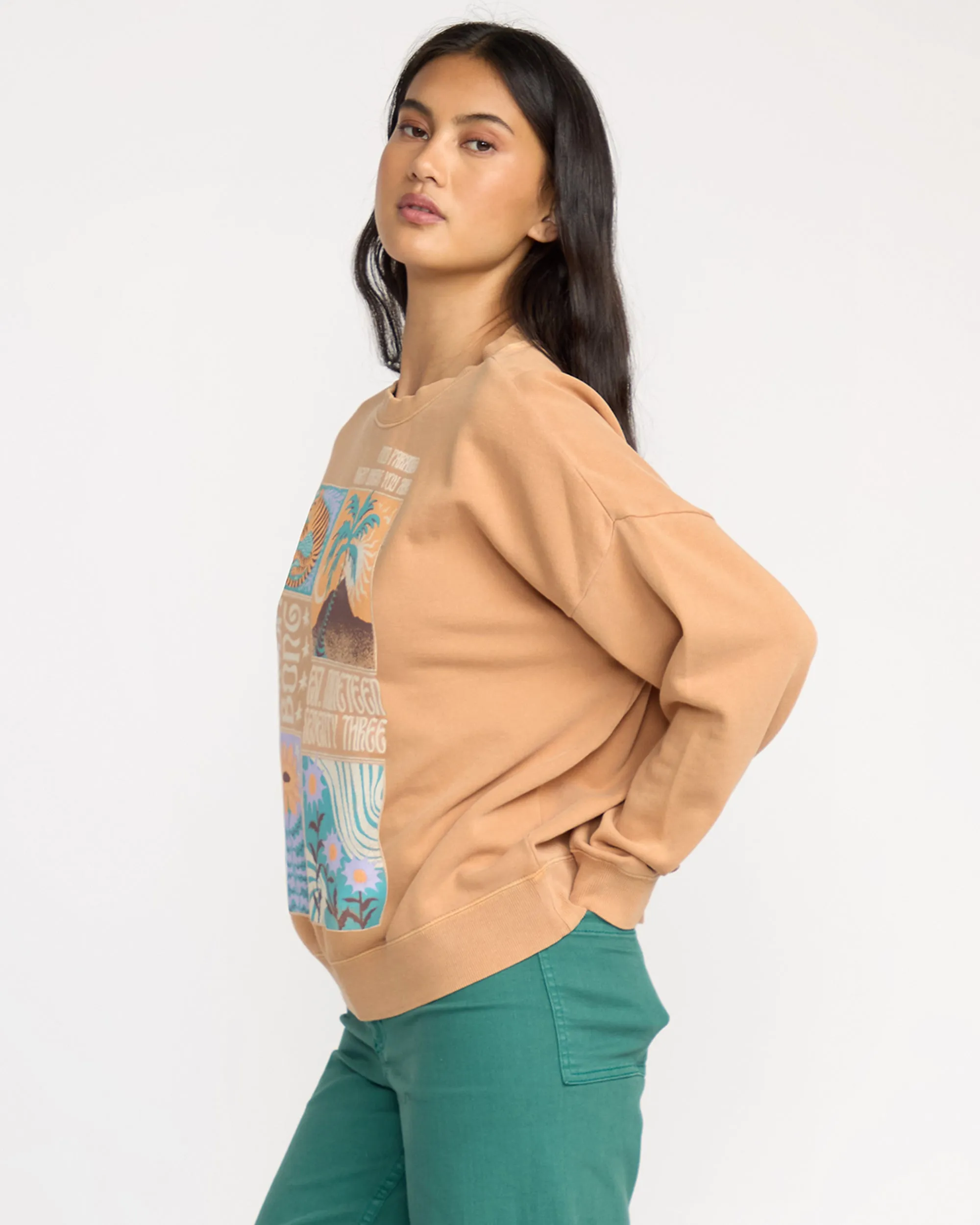 Echo Crewneck Sweatshirt - Dusty Trails sold by Billabong product image thumbnail 3