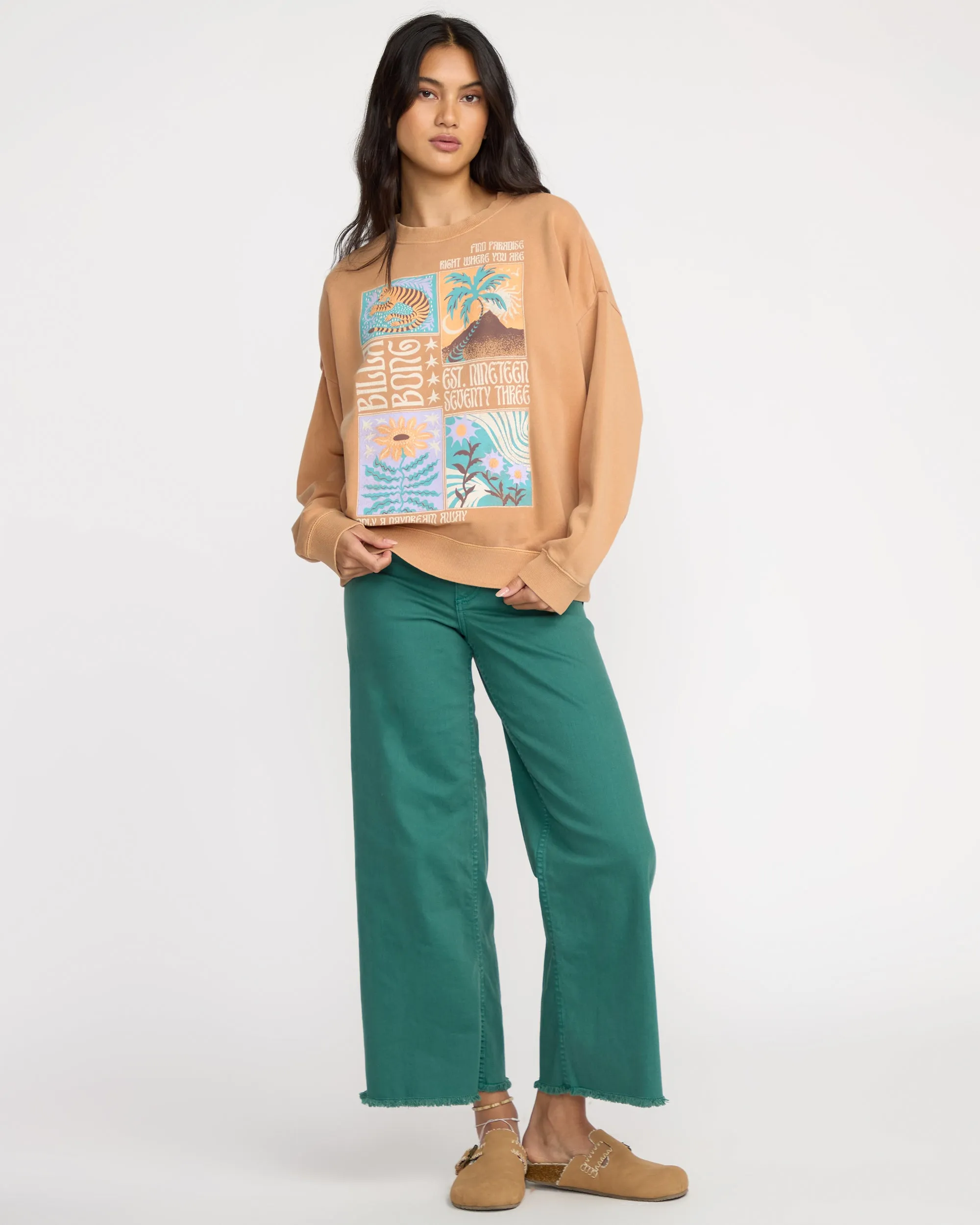 Echo Crewneck Sweatshirt - Dusty Trails sold by Billabong product image thumbnail 4