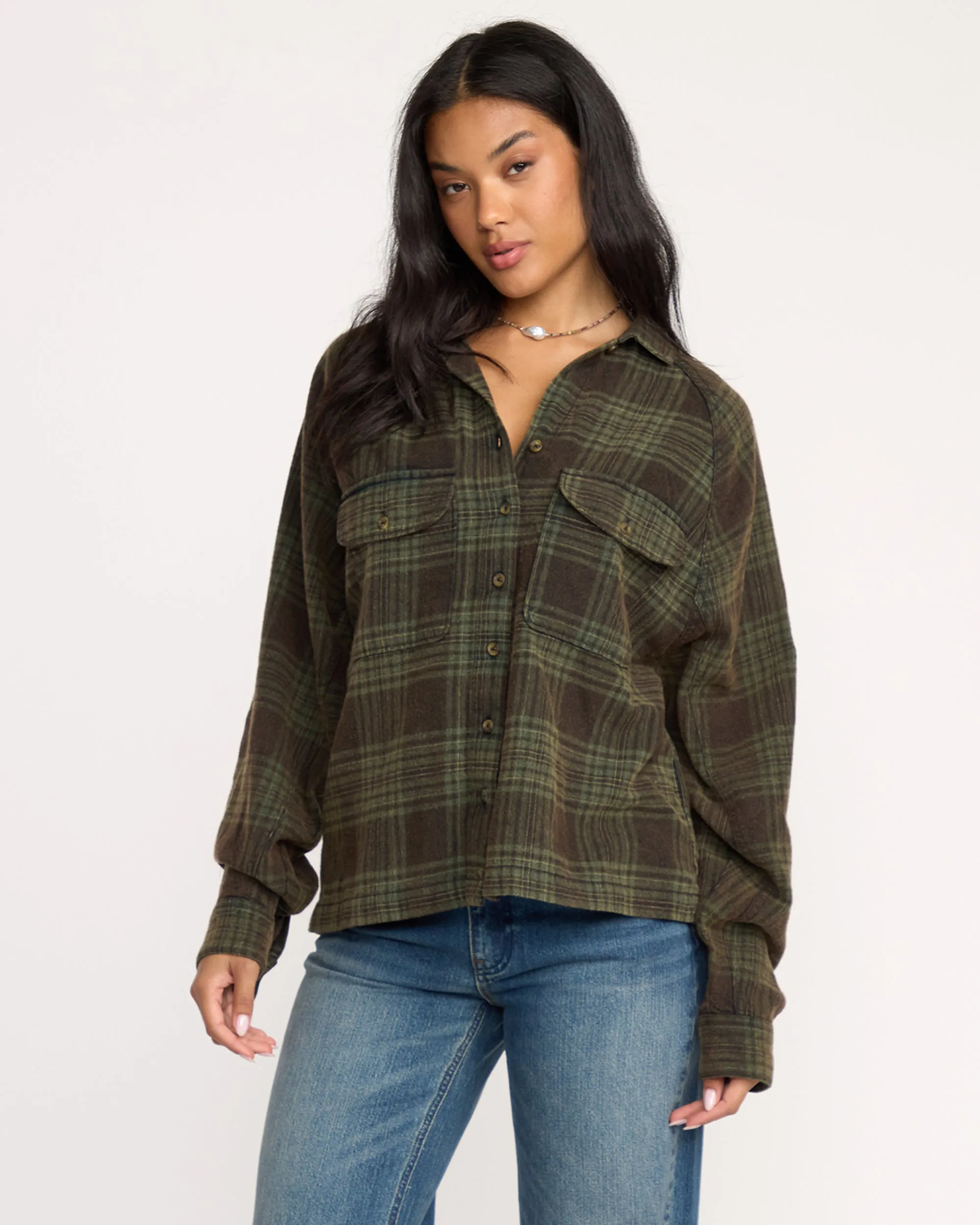 Coastal Breeze Long Sleeve Shirt - Black sold by Billabong