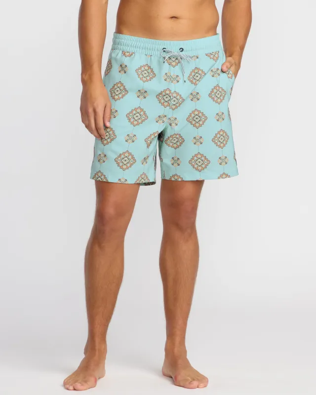 Good Times Layback 16" Trunks - Light Blue sold by Billabong