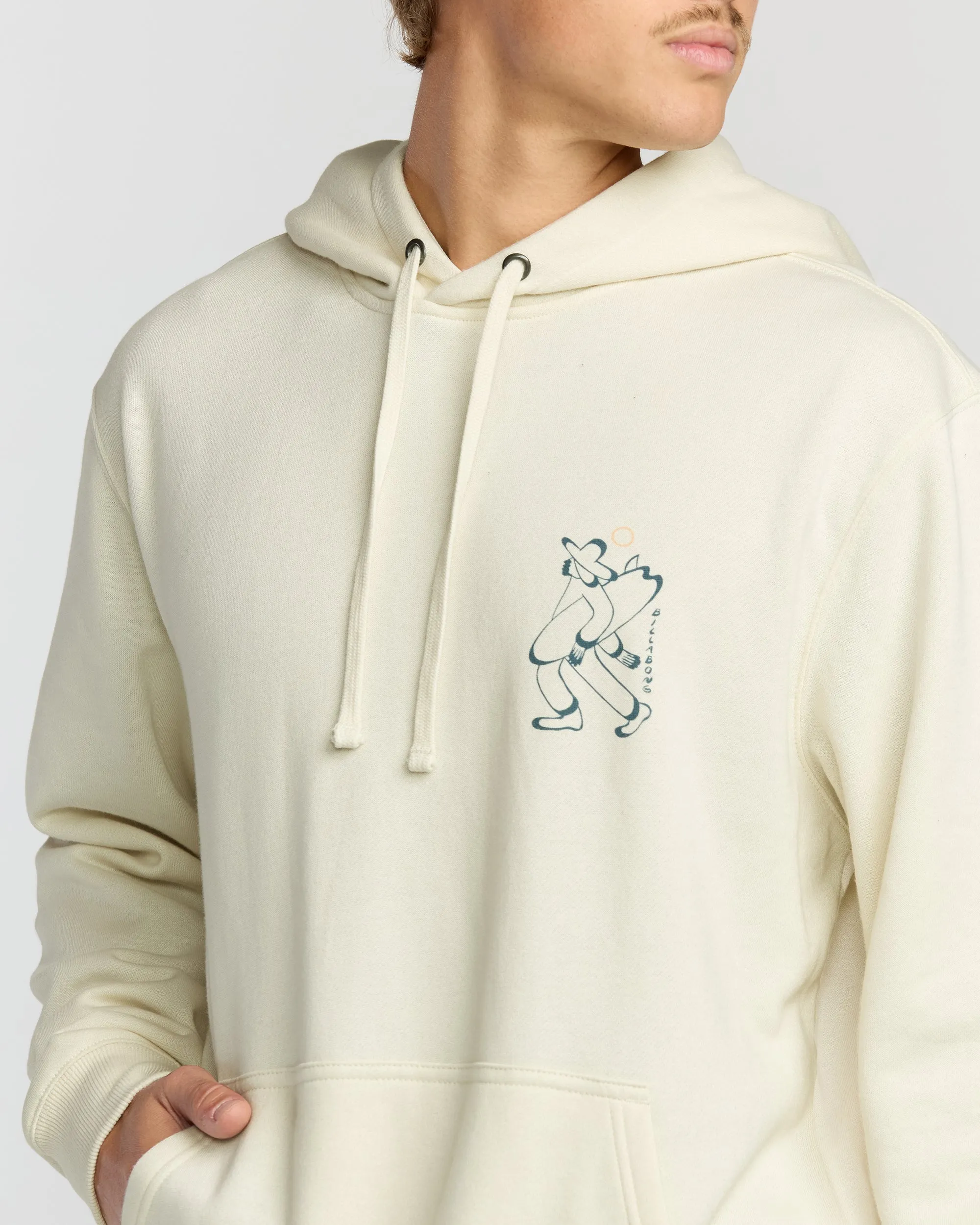 Up The Beach Pullover Sweatshirt - Off White sold by Billabong product image thumbnail 5