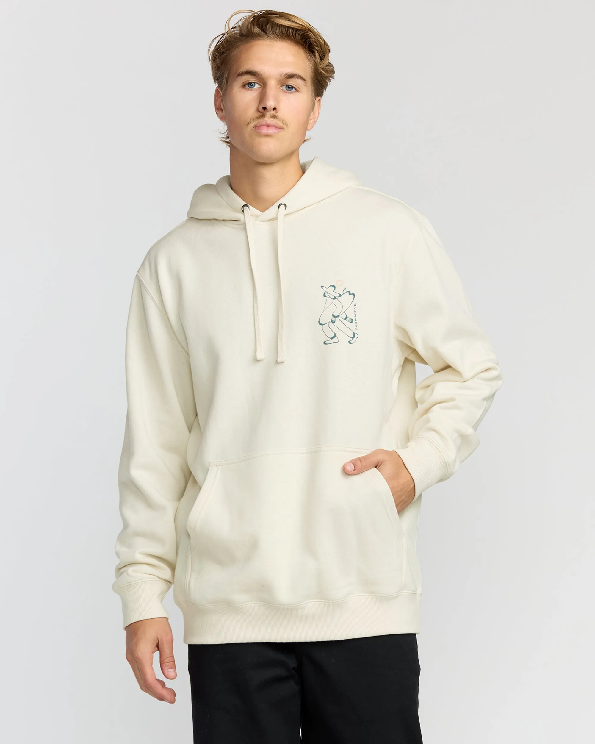 Up The Beach Pullover Sweatshirt - Off White sold by Billabong
