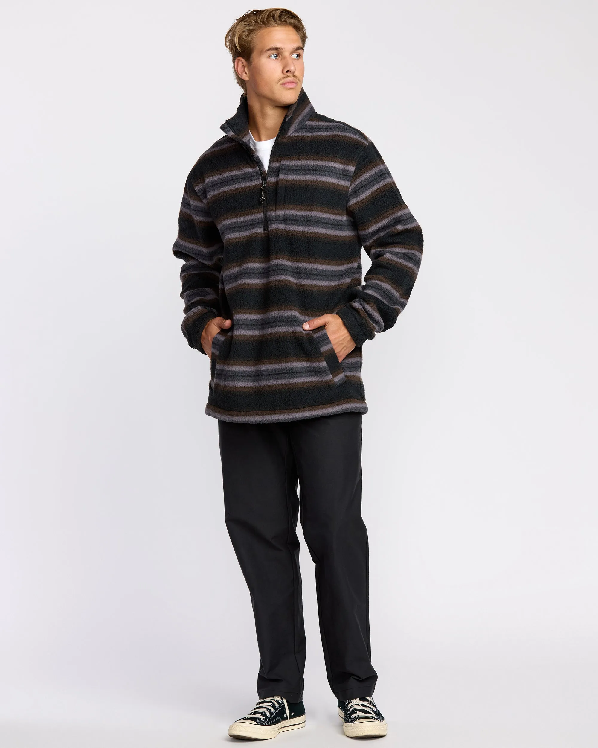 Boundary Mock Sweatshirt - Black sold by Billabong product image thumbnail 4
