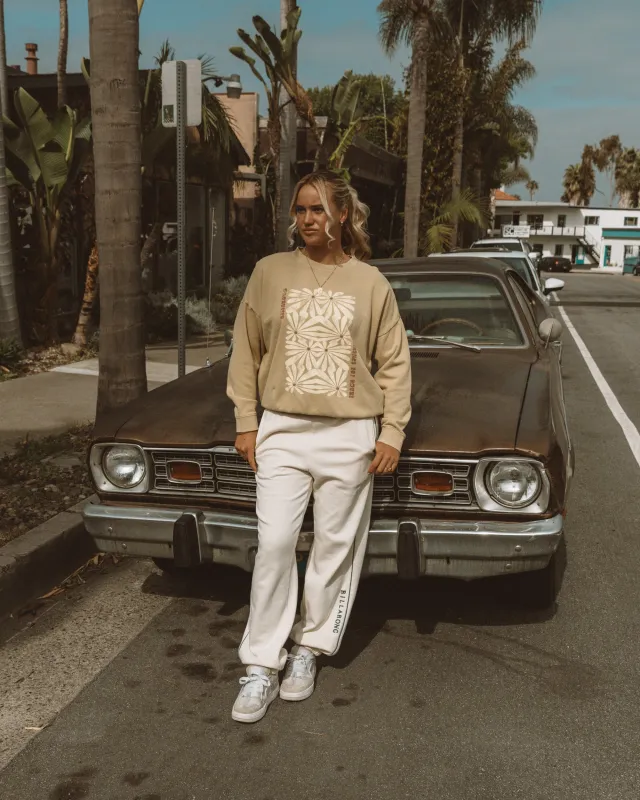 Echo Crewneck Sweatshirt - Light Olive sold by Billabong