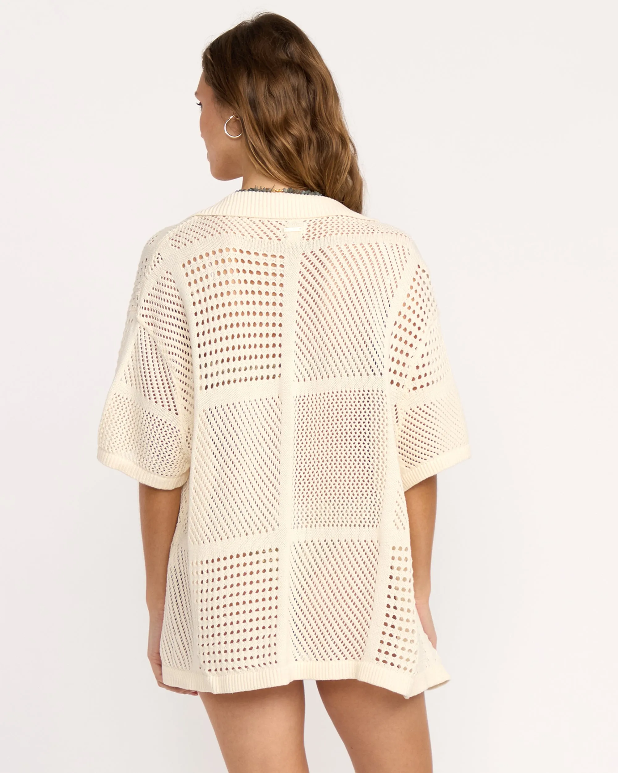 Cool Down Short Sleeve Sweater - Whitecap sold by Billabong product image thumbnail 3