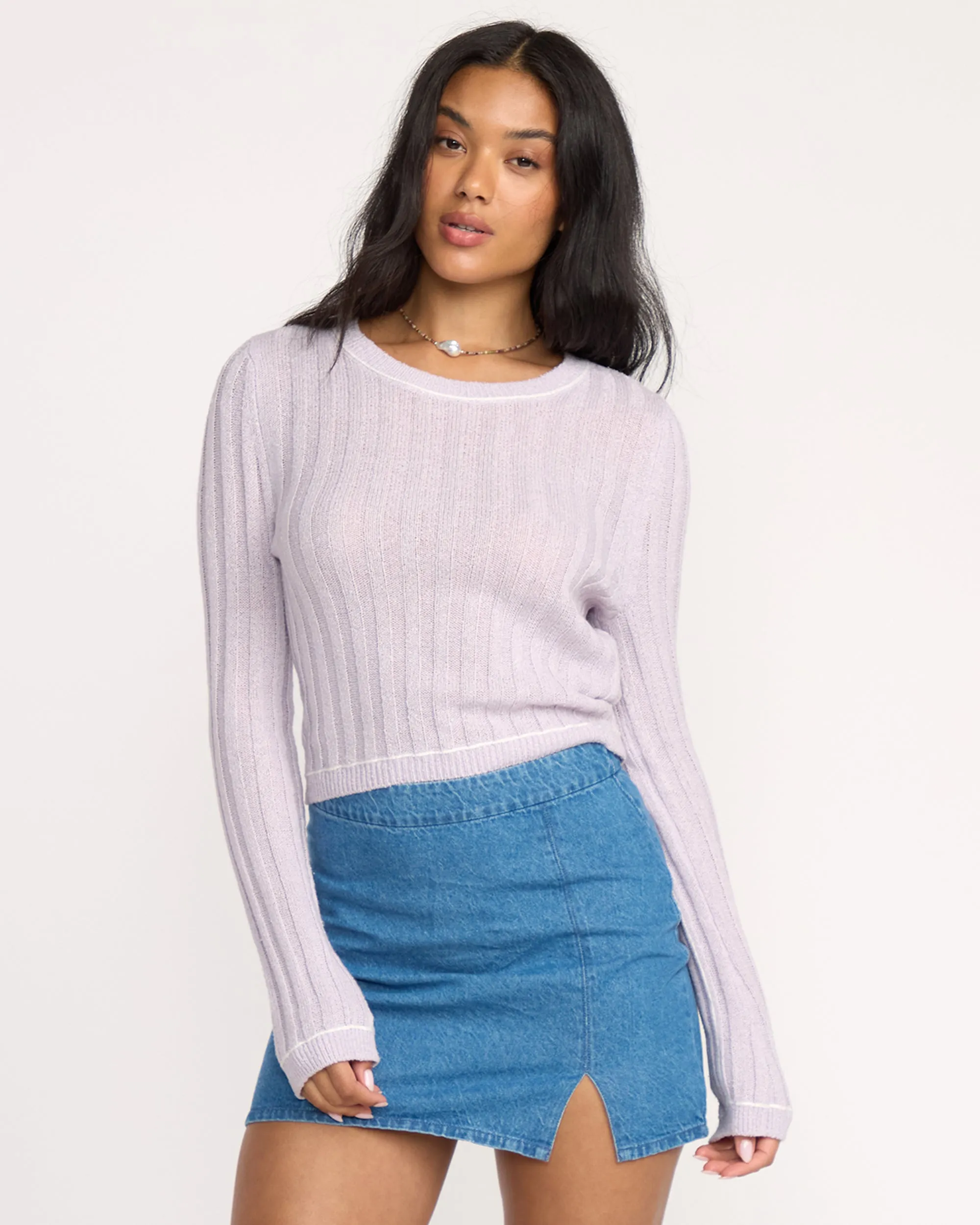 Clare Sweater - Violet Ice sold by Billabong product image thumbnail 3