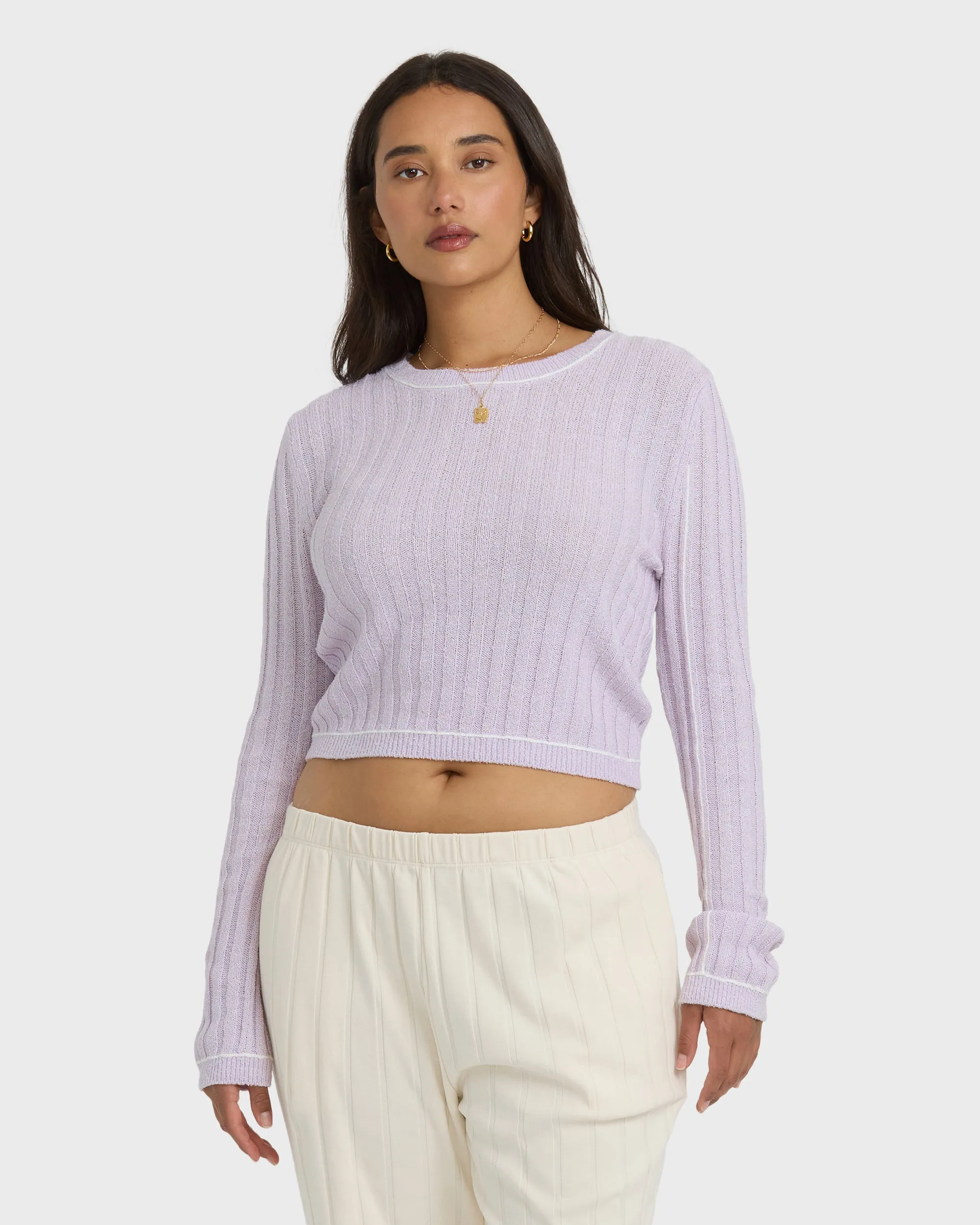 Clare Sweater - Violet Ice sold by Billabong product image thumbnail 2