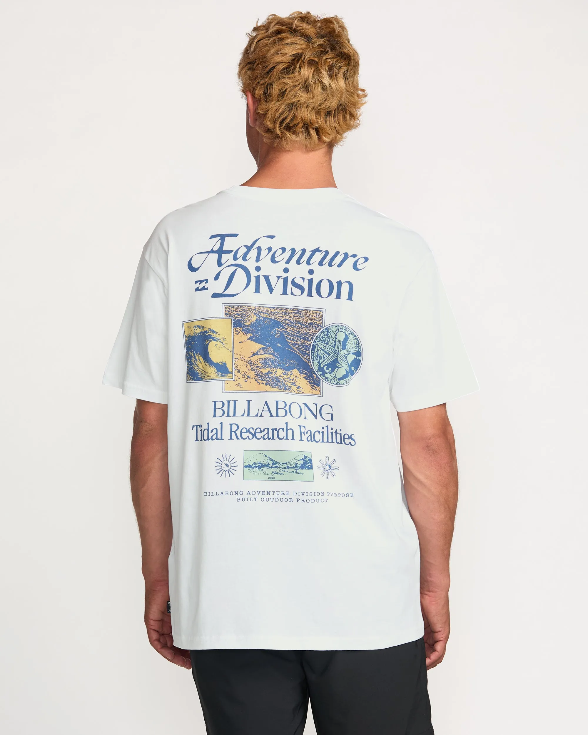 Tidal Research A/Div Tee - White sold by Billabong product image thumbnail 2