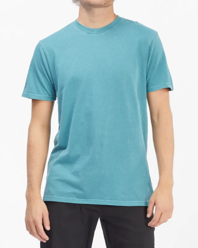Essential Wave Washed T-Shirt - Smoke Blue sold by Billabong