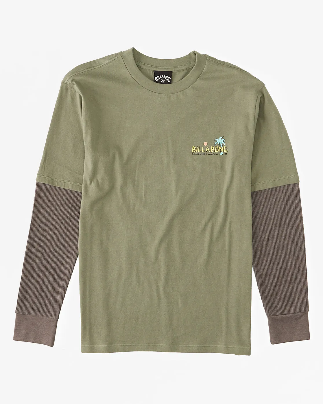 Boys United Long Sleeve T-Shirt - Sage sold by Billabong product image thumbnail 2