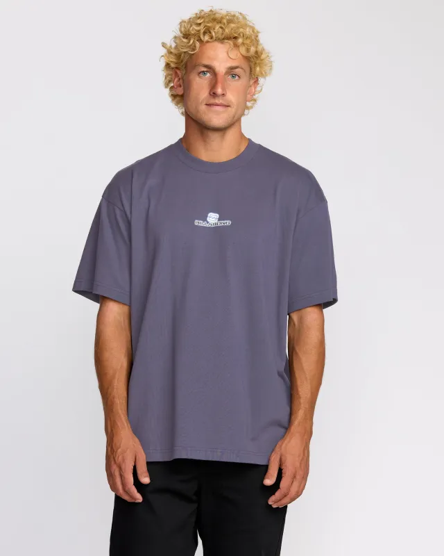 Spec Dotcom Short Sleeve T-Shirt - Navy sold by Billabong