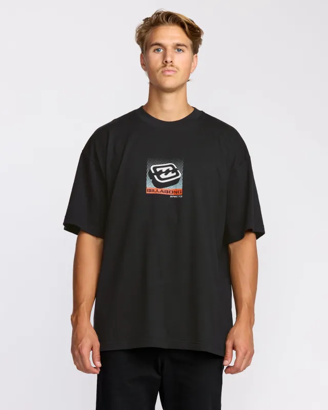 Spec 3D Short Sleeve T-Shirt - Black sold by Billabong