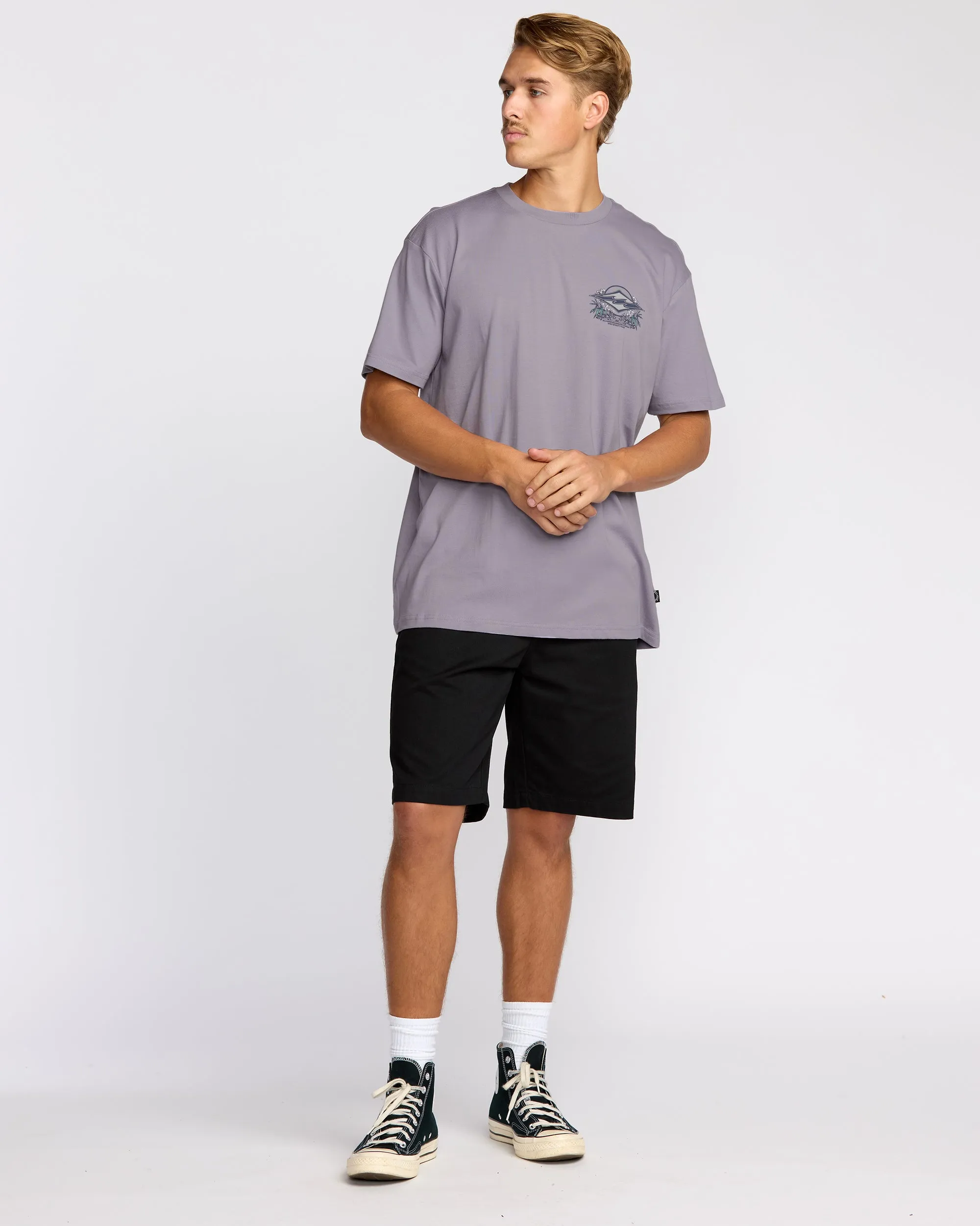Jaybay Premium Short Sleeve T-Shirt - Light Purple sold by Billabong product image thumbnail 3