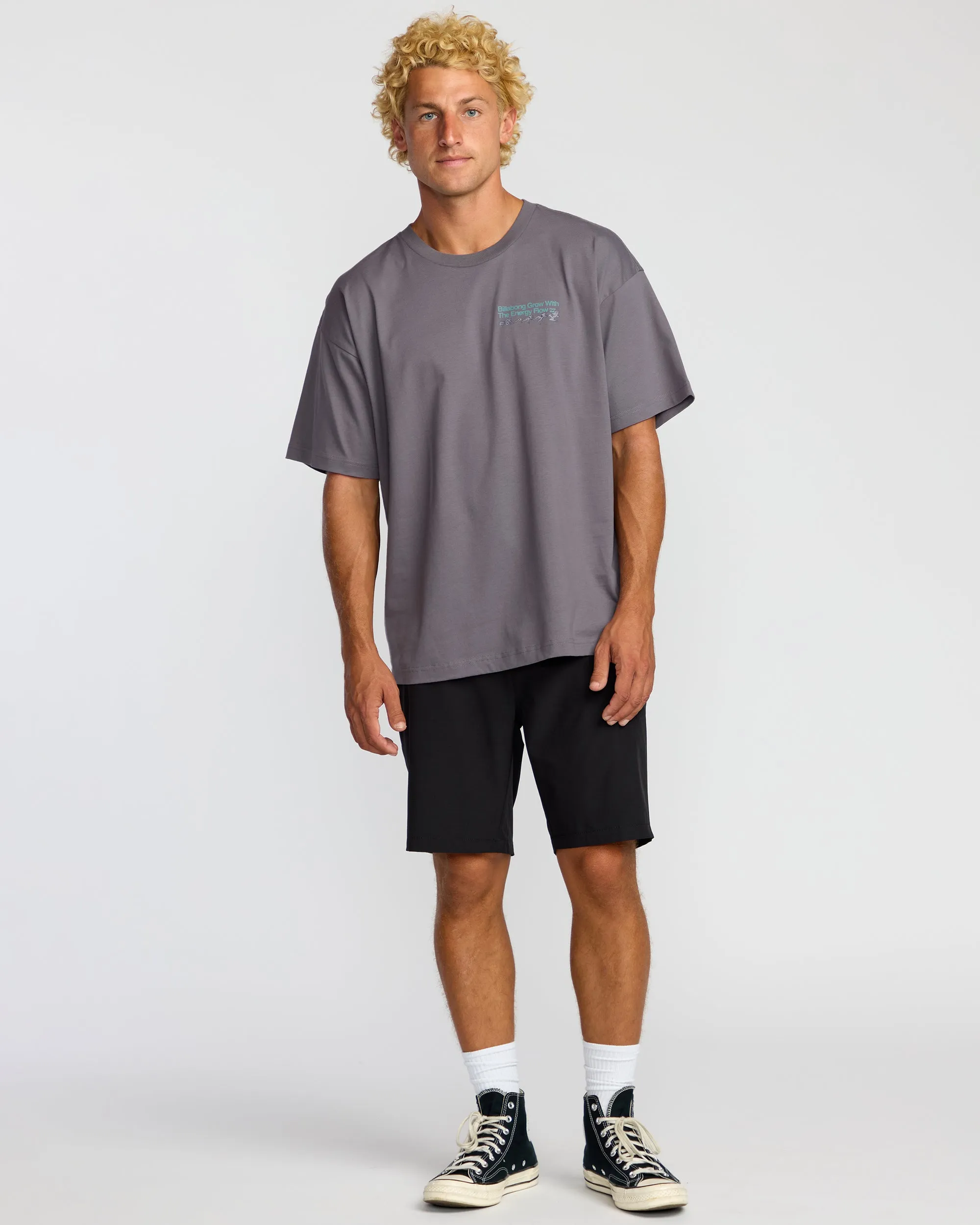 Grow OG A/Div Short Sleeve T-Shirt - Grey Violet sold by Billabong product image thumbnail 5