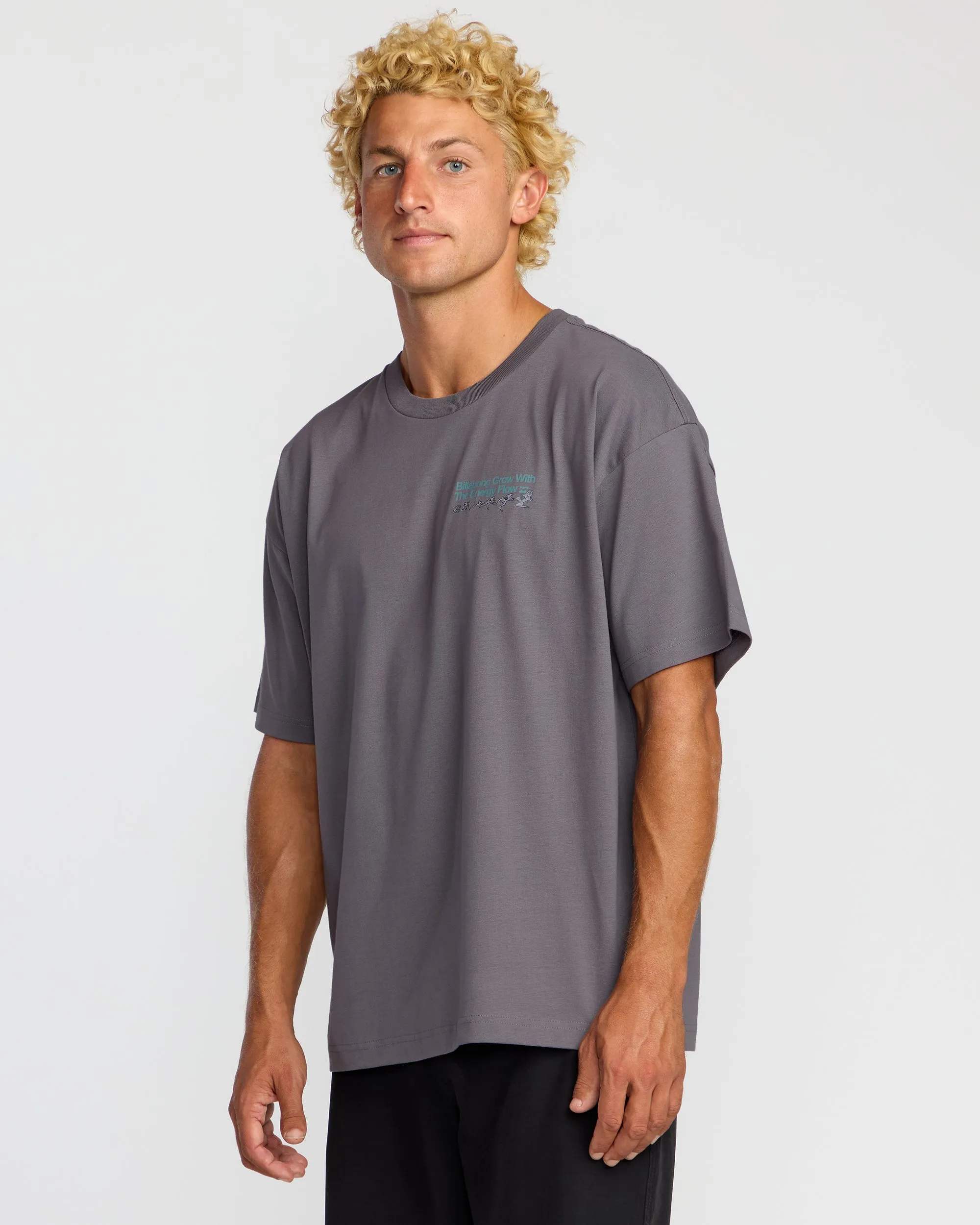 Grow OG A/Div Short Sleeve T-Shirt - Grey Violet sold by Billabong product image thumbnail 4