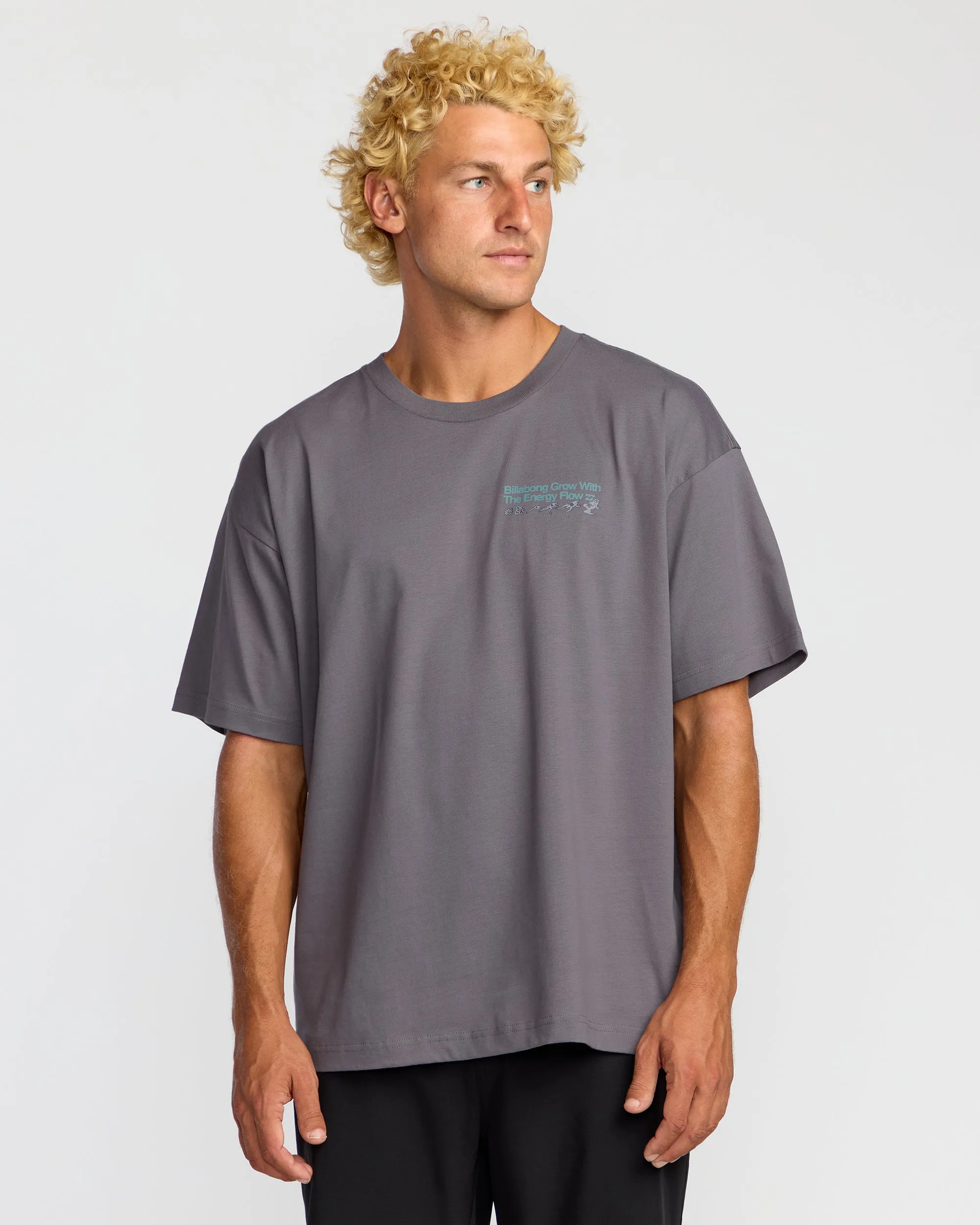 Grow OG A/Div Short Sleeve T-Shirt - Grey Violet sold by Billabong product image thumbnail 2