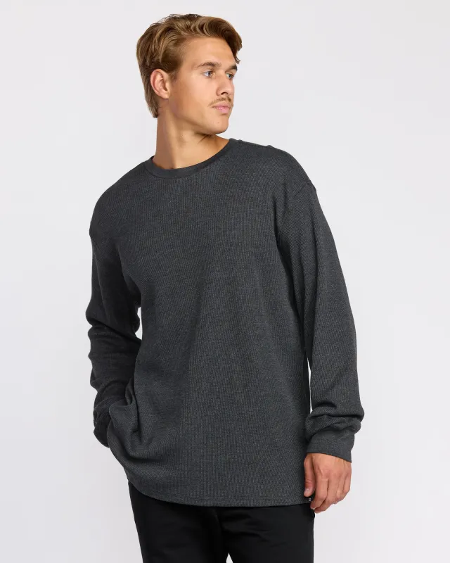 Essential Thermal Top - Black Heather sold by Billabong