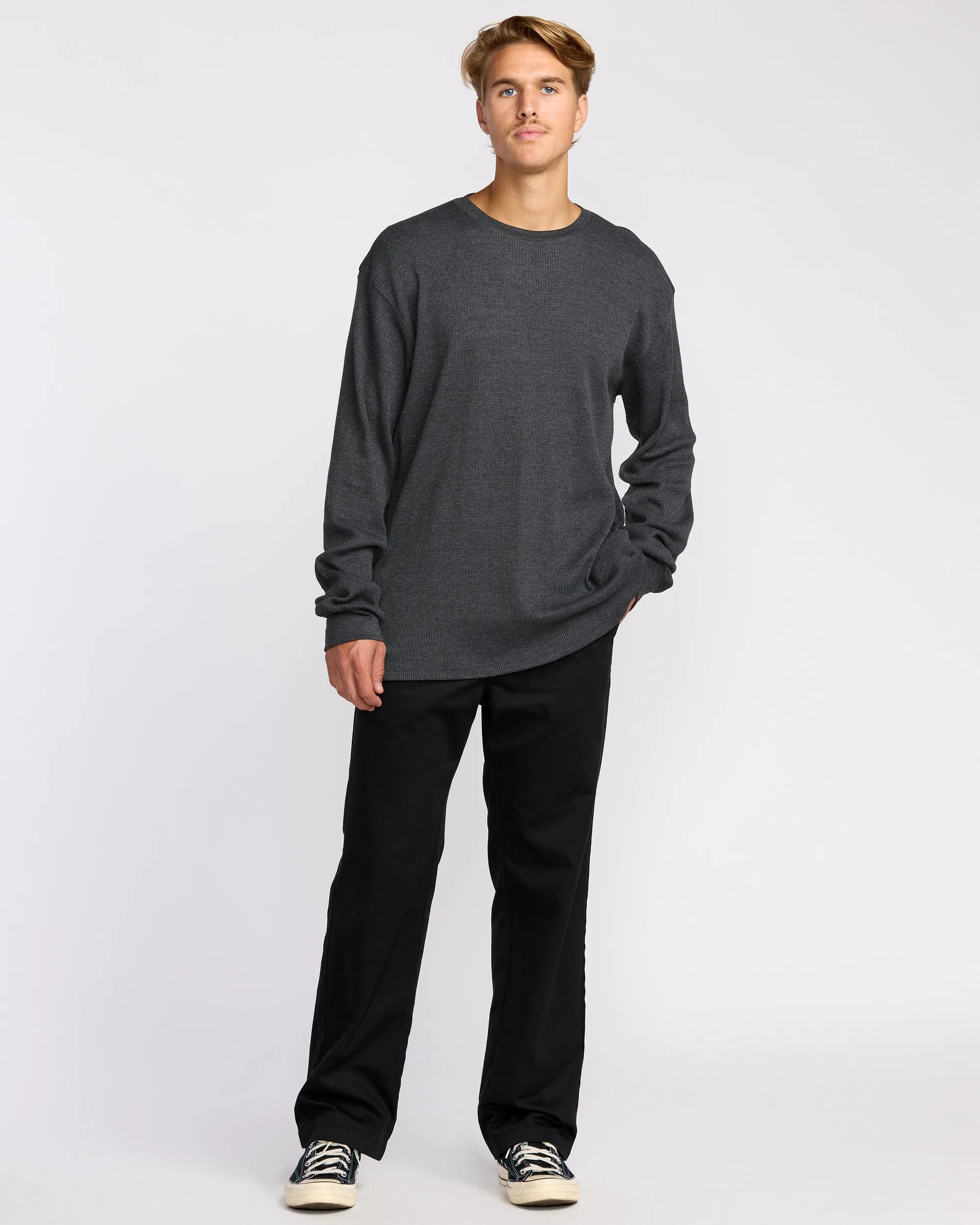 Essential Thermal Top - Black Heather sold by Billabong product image thumbnail 4