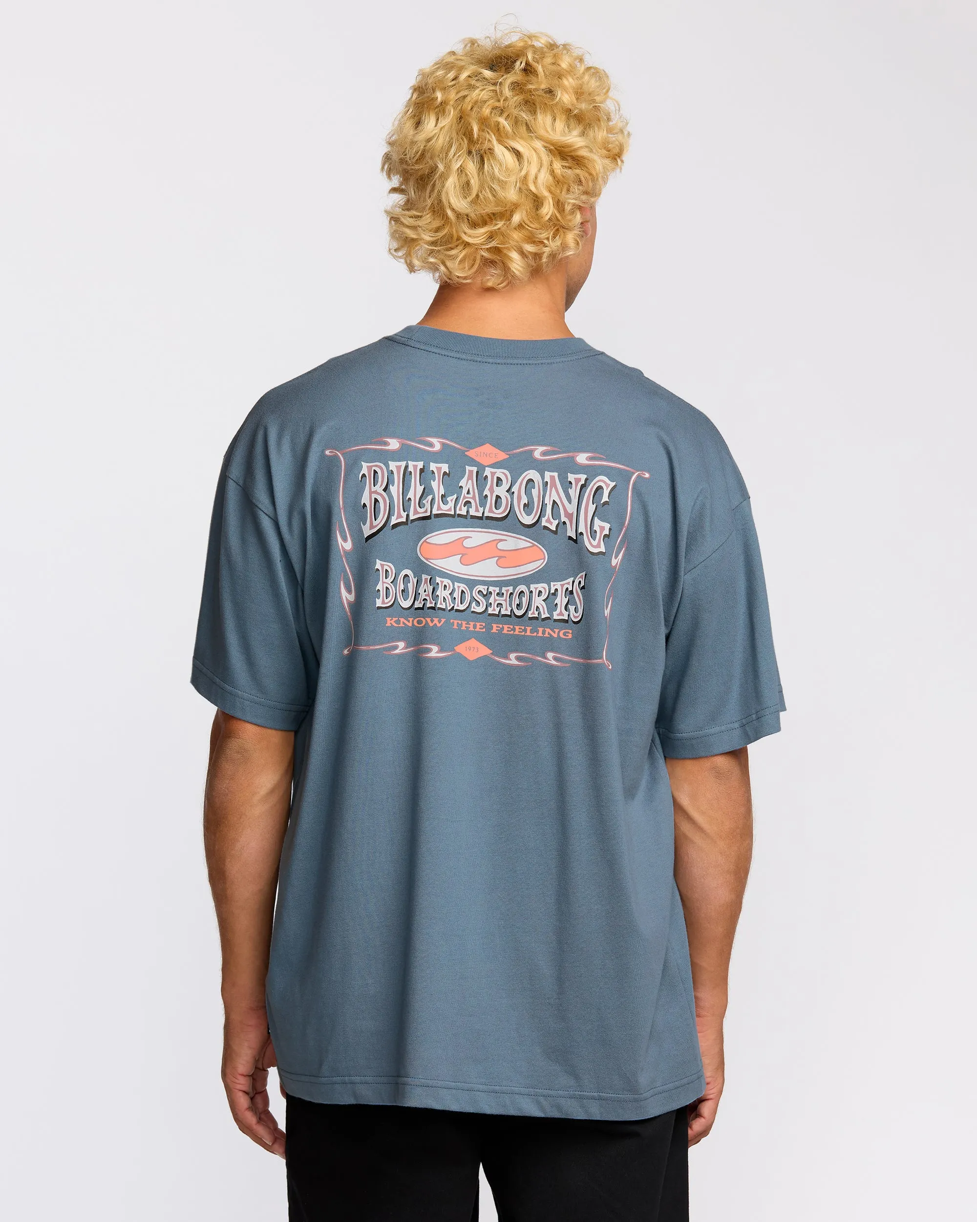 Double Spread OG Short Sleeve T-Shirt - Steel Blue sold by Billabong product image thumbnail 3