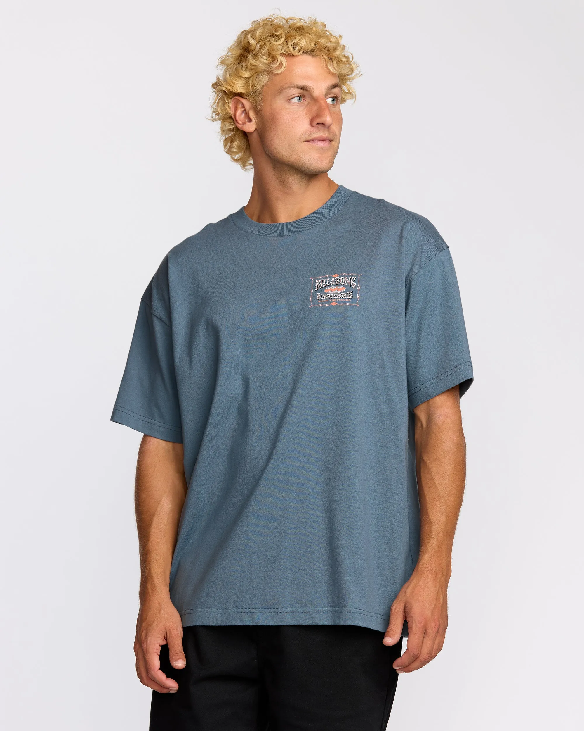 Double Spread OG Short Sleeve T-Shirt - Steel Blue sold by Billabong product image thumbnail 2