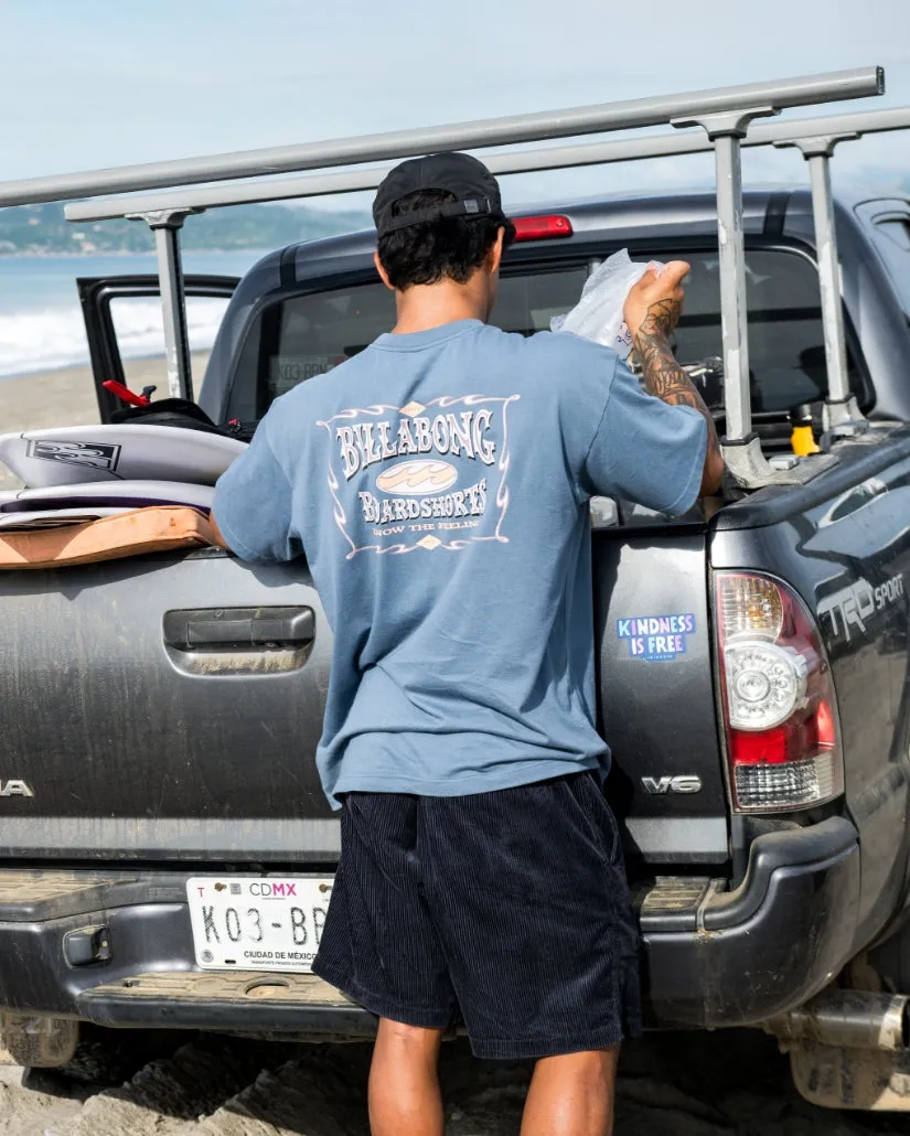 Double Spread OG Short Sleeve T-Shirt - Steel Blue sold by Billabong