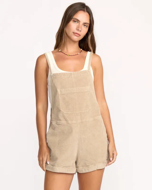 Wild Pursuit Cord Overall - Cobblestone sold by Billabong