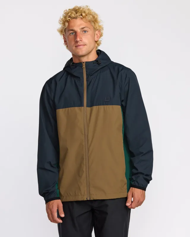 A/Div Transport Windbreaker Jacket - Navy sold by Billabong