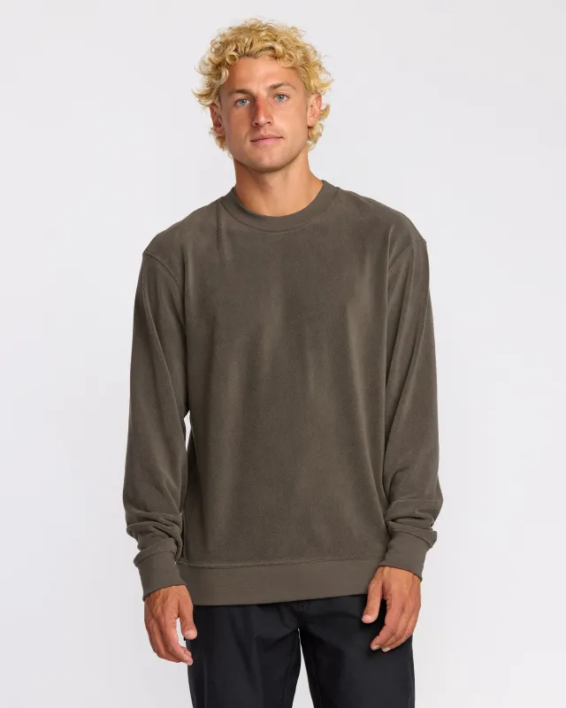 Torched Crewneck Sweatshirt - Brown sold by Billabong