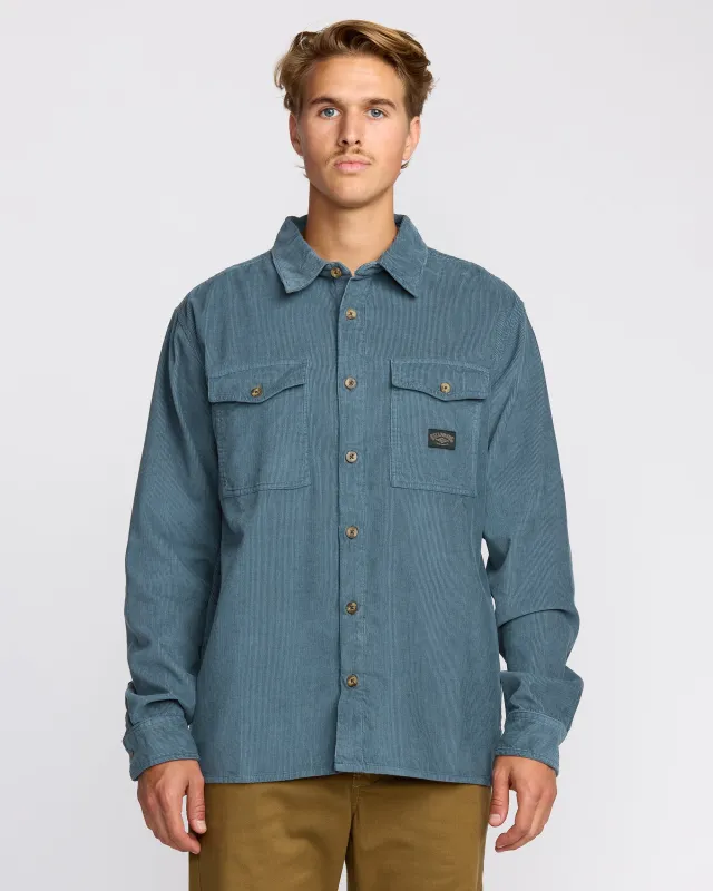 Bong Days Long Sleeve Shirt - Steel Blue sold by Billabong