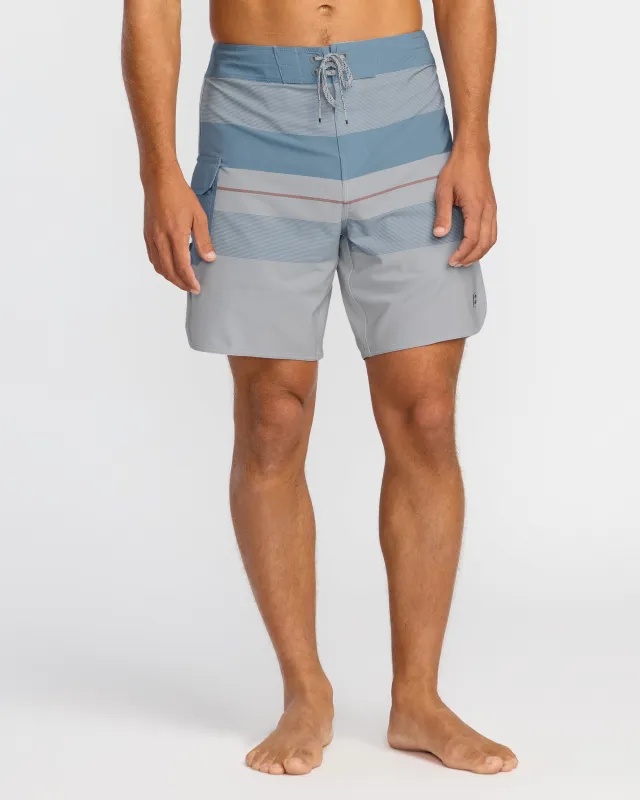 73 Pro Performance 18" Boardshorts - Sky Blue sold by Billabong