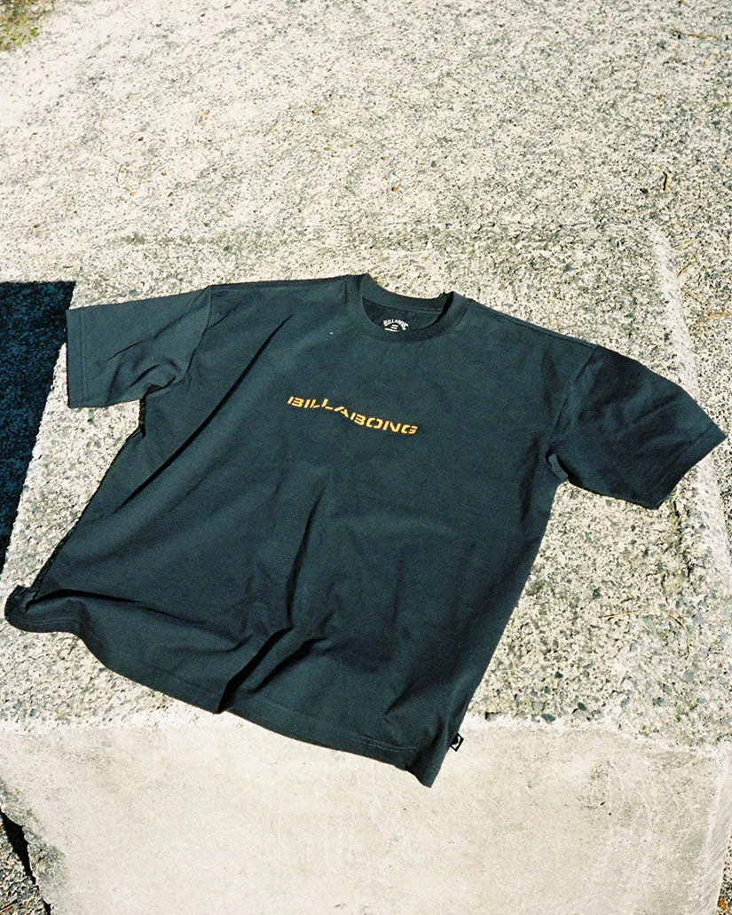 Solution OG T-Shirt - Washed Black sold by Billabong