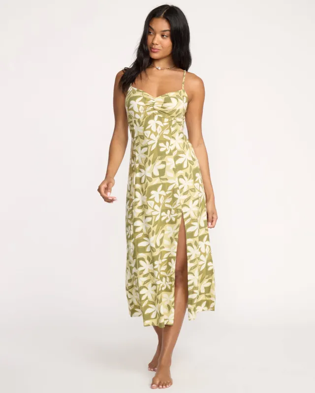 Sunset Love Dress - Light Olive made by Billabong