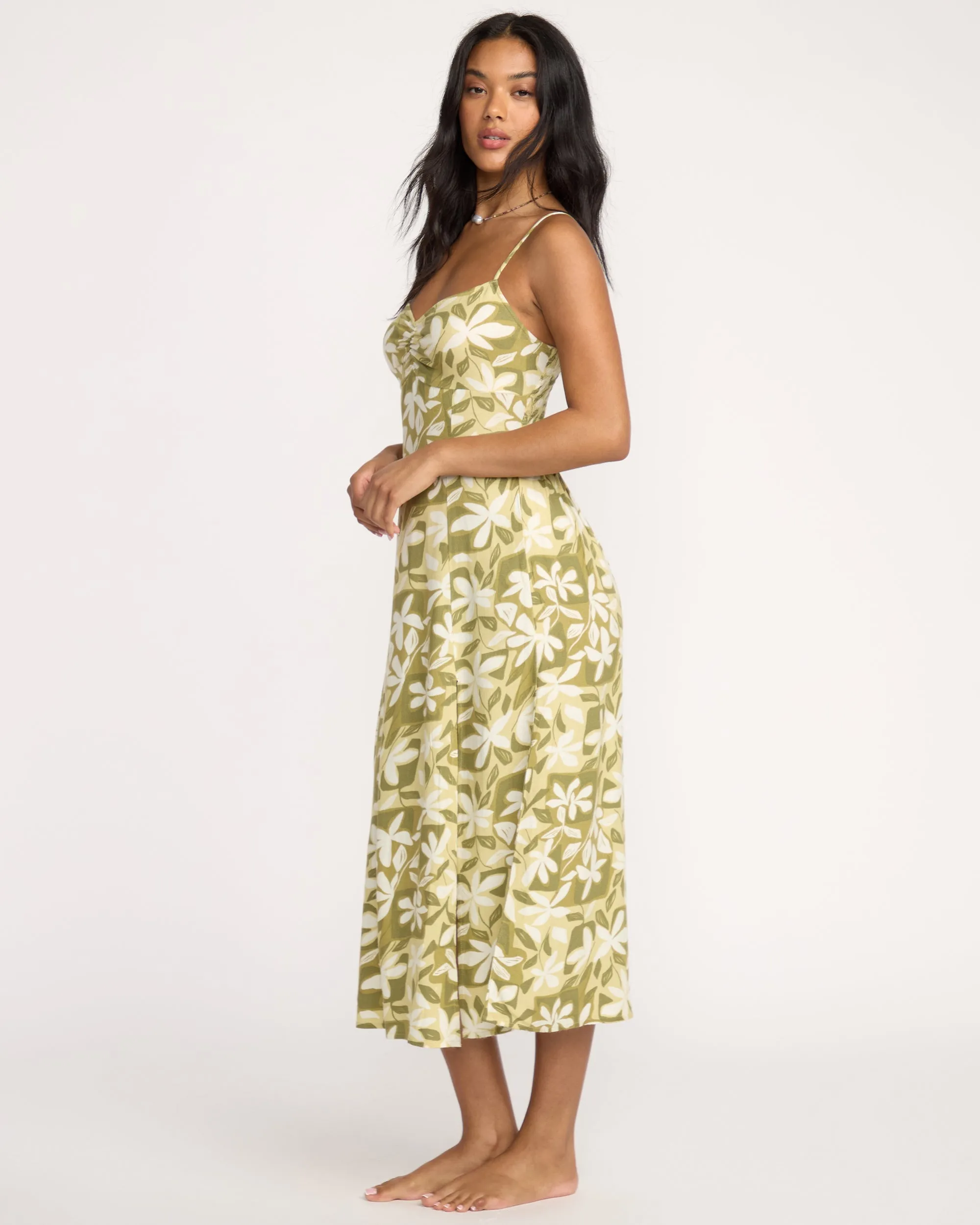 Sunset Love Dress - Light Olive sold by Billabong product image thumbnail 3