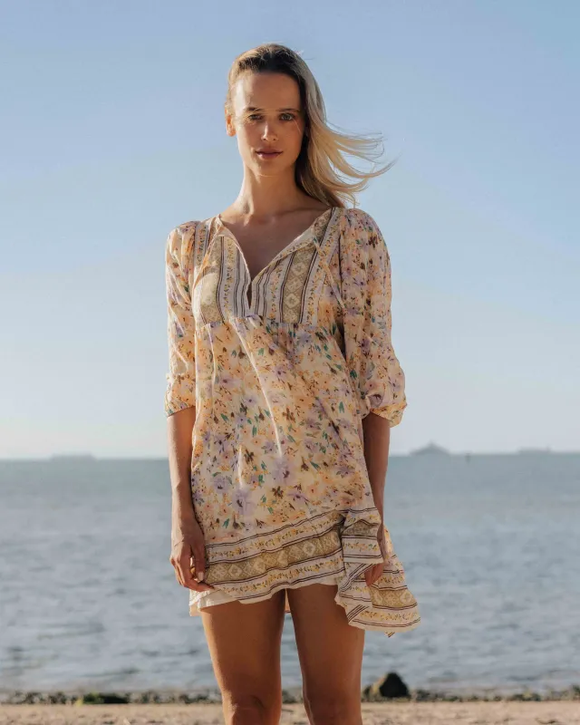Ambers Mini Dress - Whitecap sold by Billabong