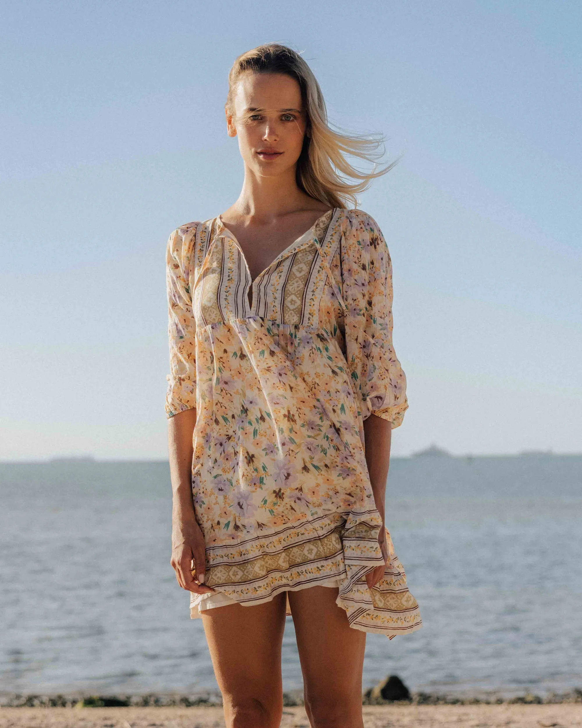 Ambers Mini Dress - Whitecap sold by Billabong