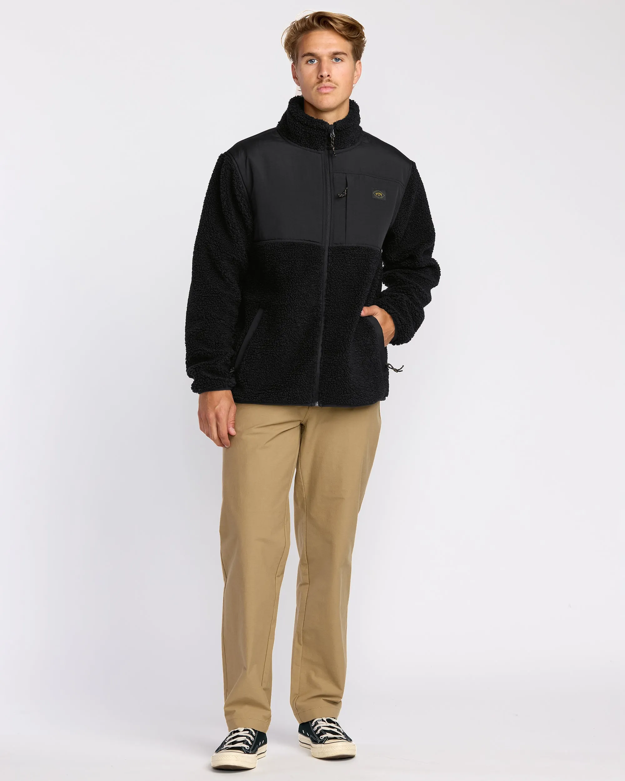 Boundary Summit Zip Sweatshirt - Black sold by Billabong product image thumbnail 4