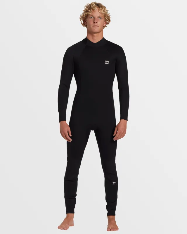 4/3mm Foil GBS Back Zip Wetsuit - Black sold by Billabong