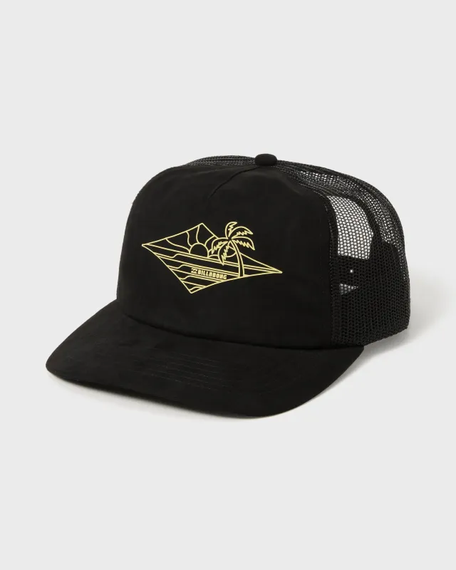 Lounge Trucker Hat - Black sold by Billabong