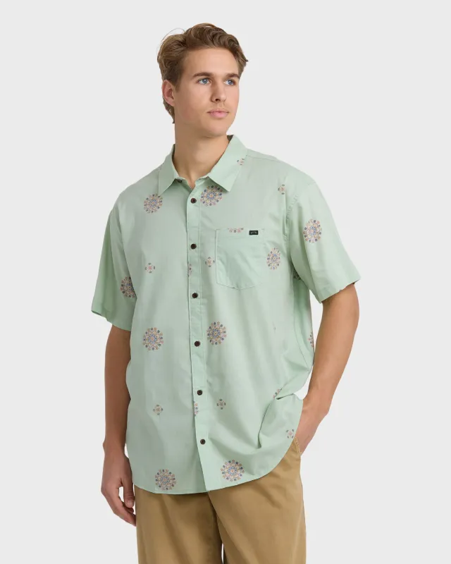Sundays Mini Short Sleeve Woven Shirt - Seafoam made by Billabong