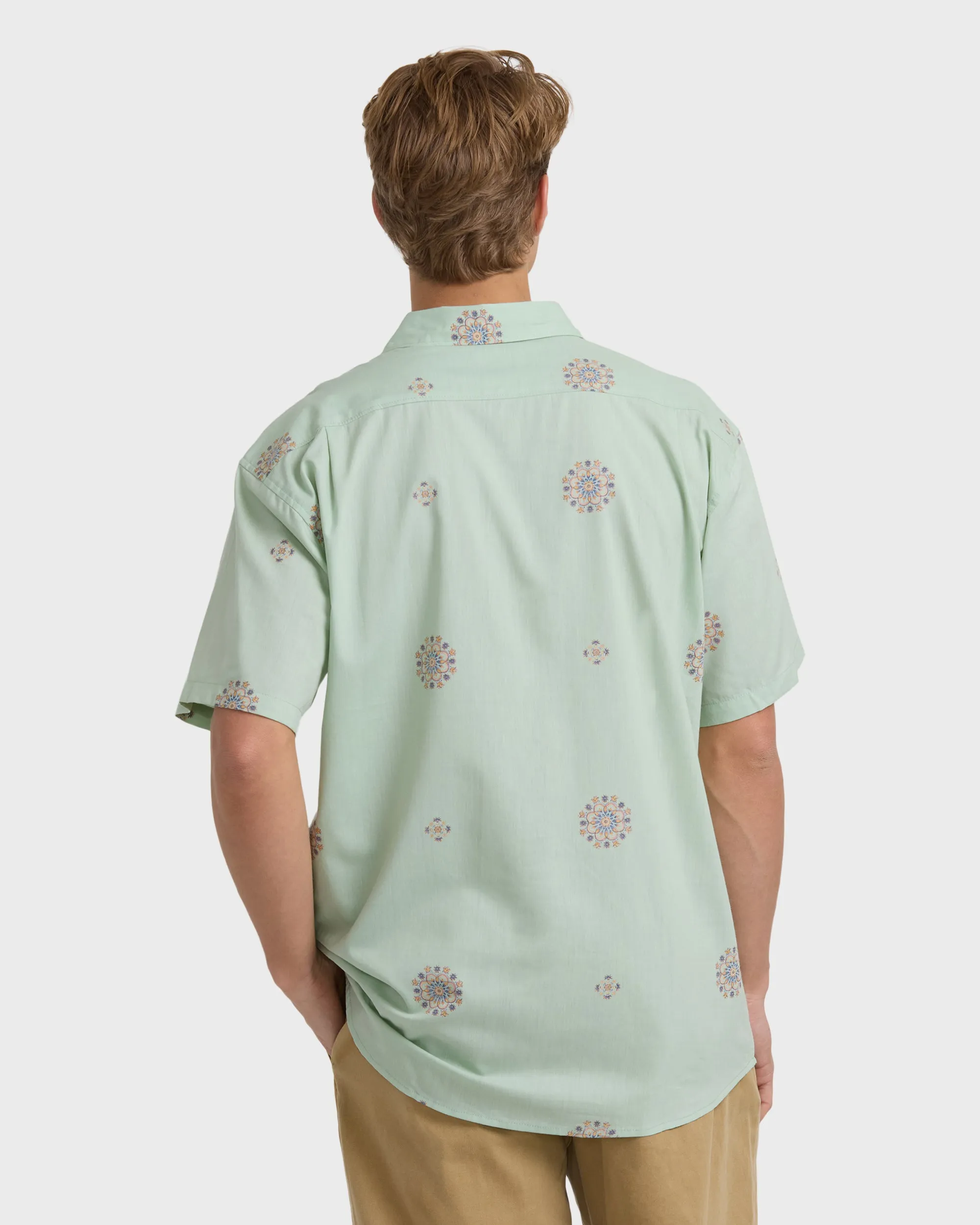 Sundays Mini Short Sleeve Woven Shirt - Seafoam sold by Billabong product image thumbnail 3