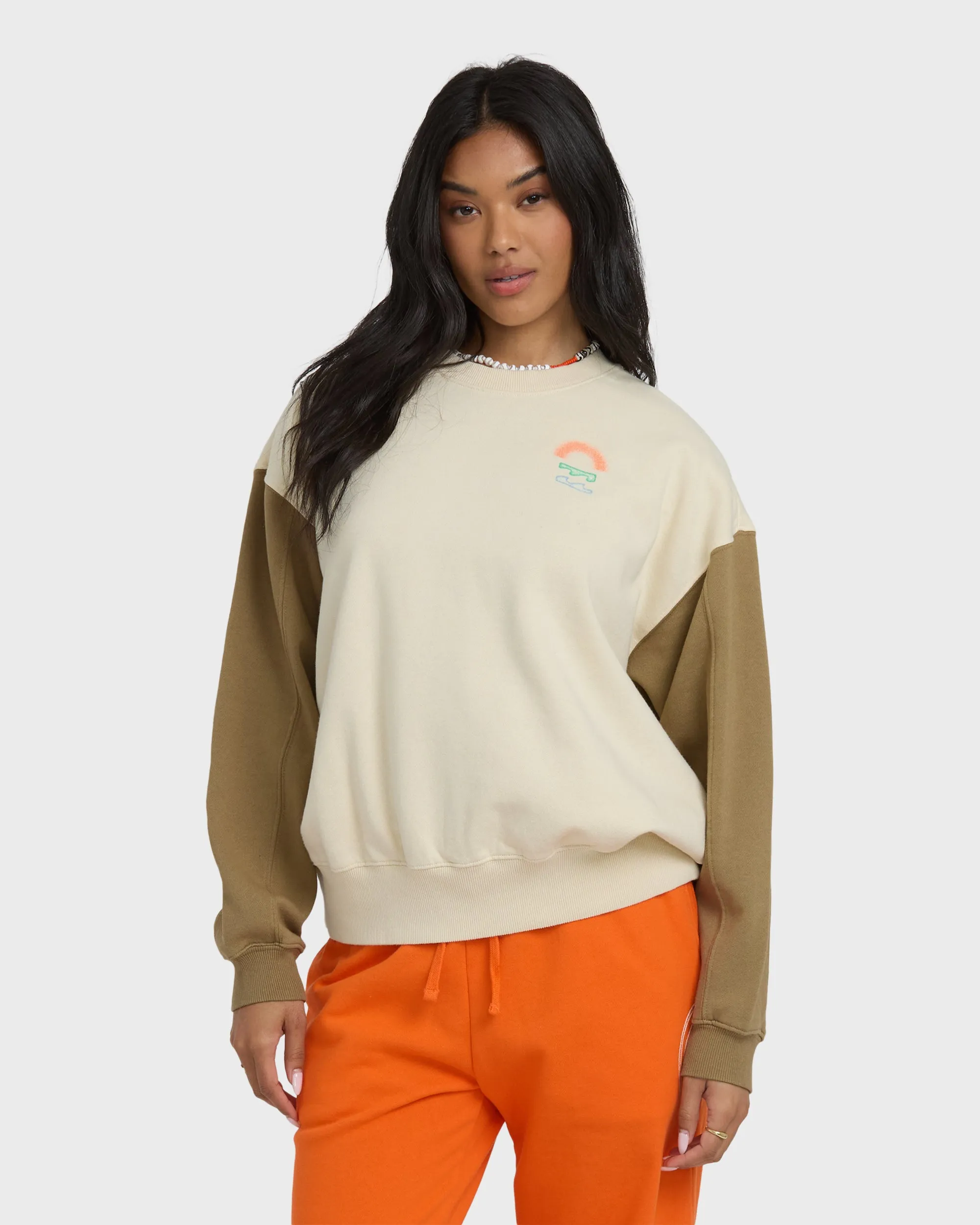 Schuyler Crewneck Sweatshirt - Whitecap sold by Billabong product image thumbnail 2