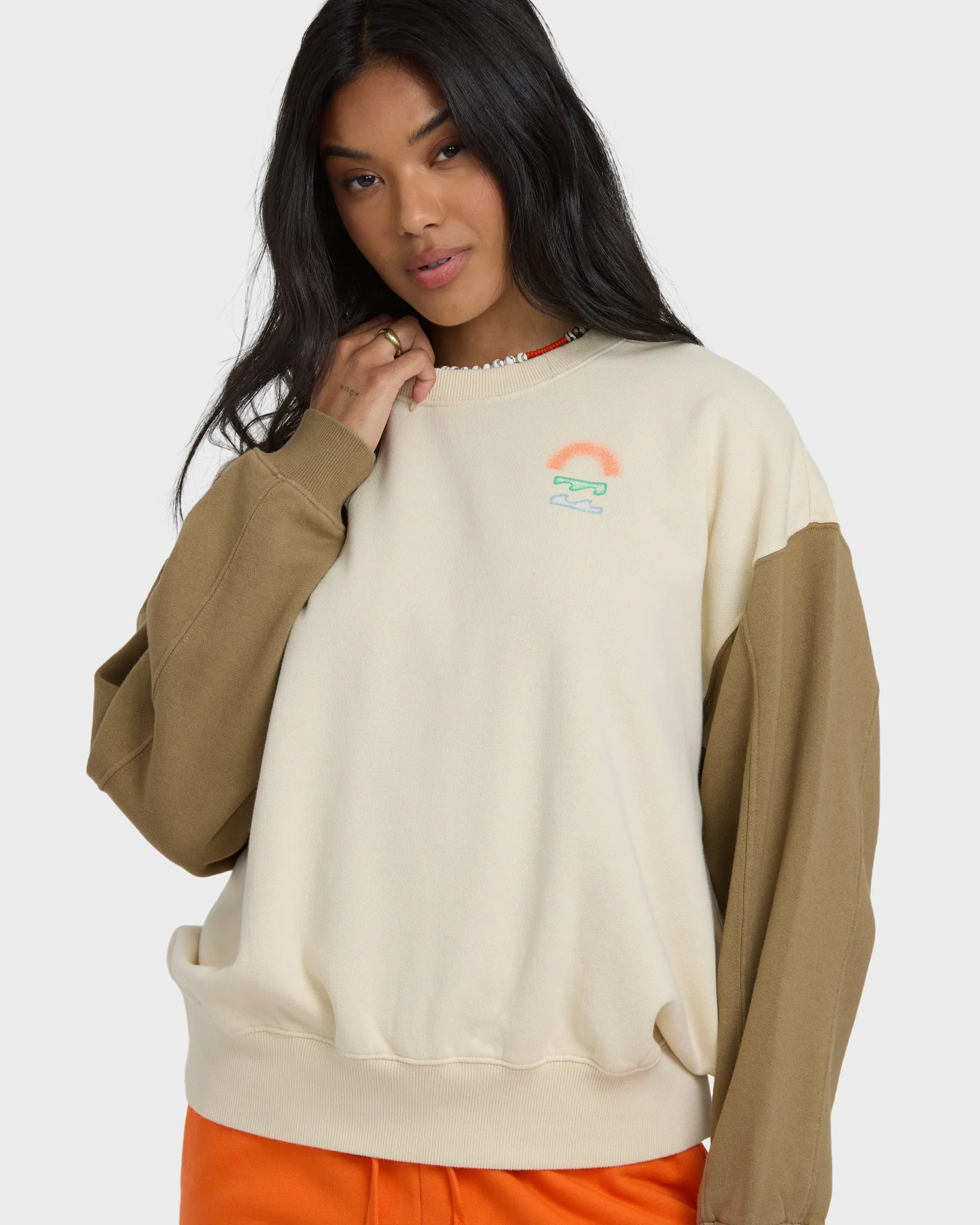 Schuyler Crewneck Sweatshirt - Whitecap sold by Billabong product image thumbnail 3