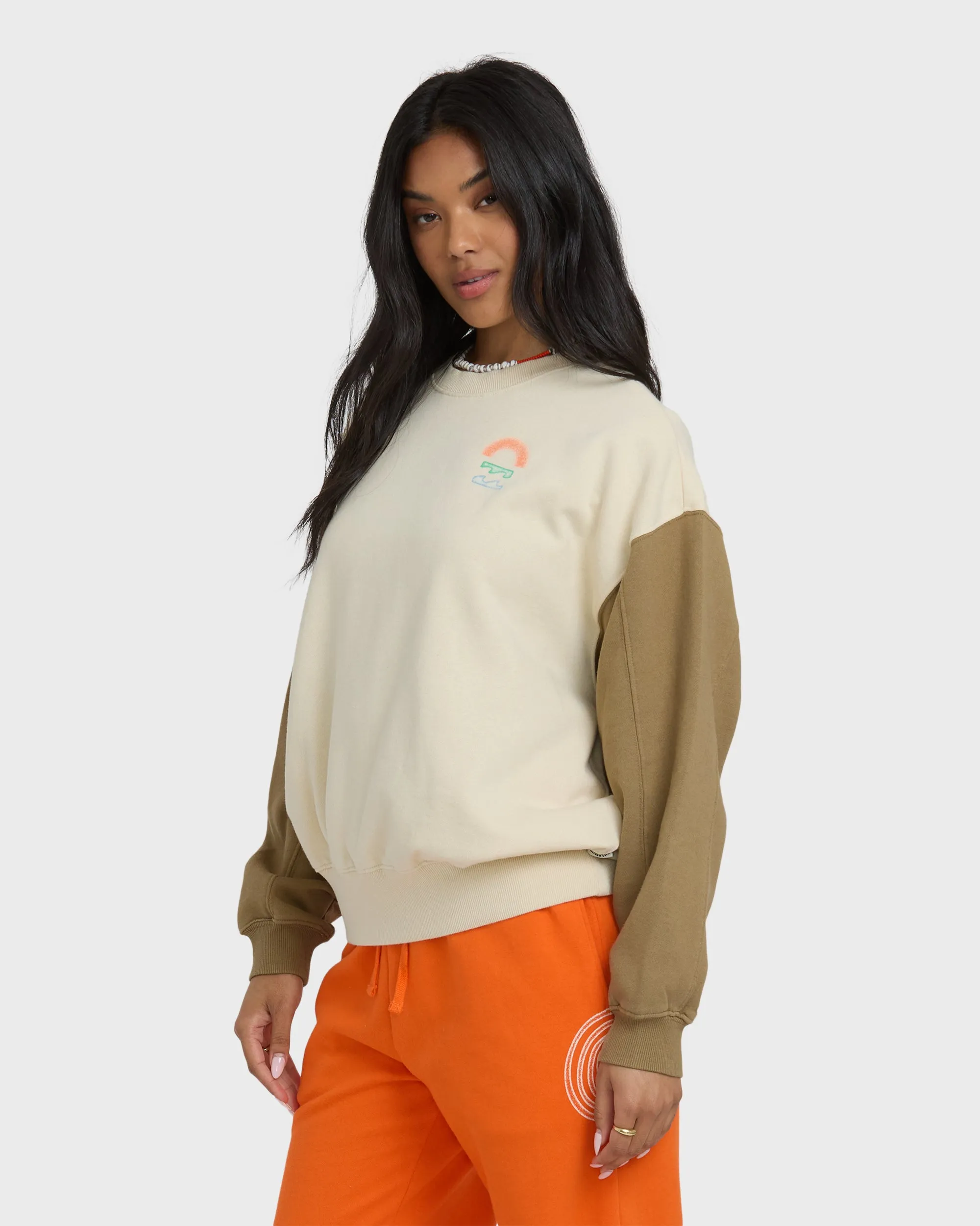 Schuyler Crewneck Sweatshirt - Whitecap sold by Billabong product image thumbnail 5