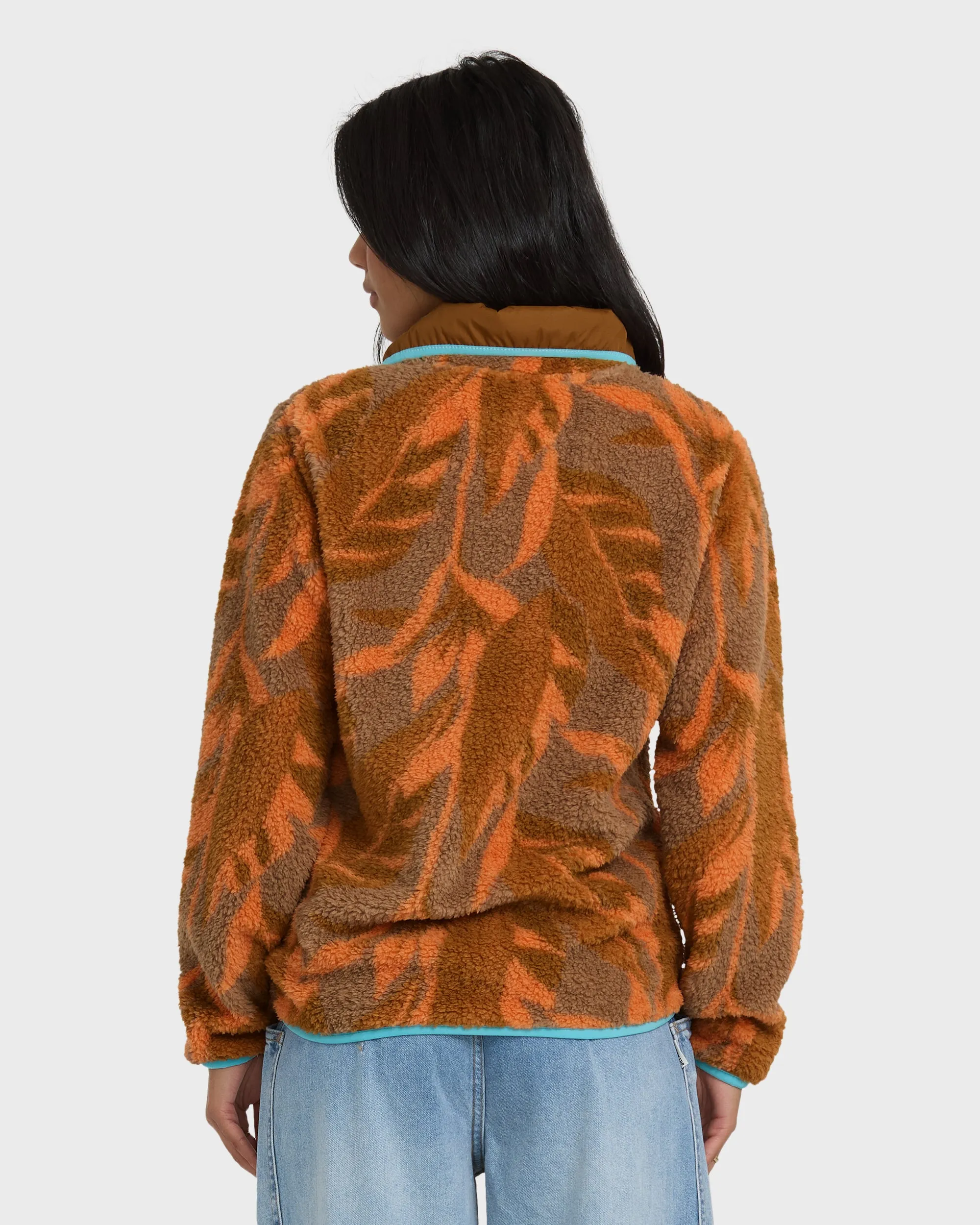 A/Div Switchback Pullover Half Snap Fleece - Faded Orange sold by Billabong product image thumbnail 5